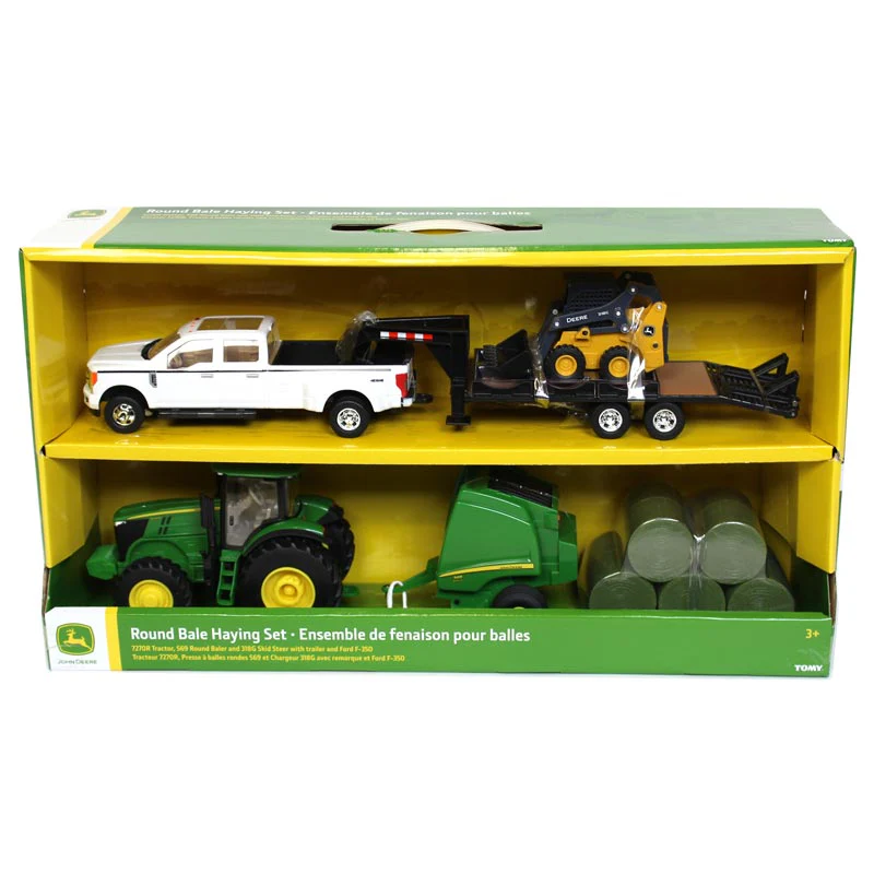 1/32 John Deere Round Baler 6 Piece Set - Image 3
