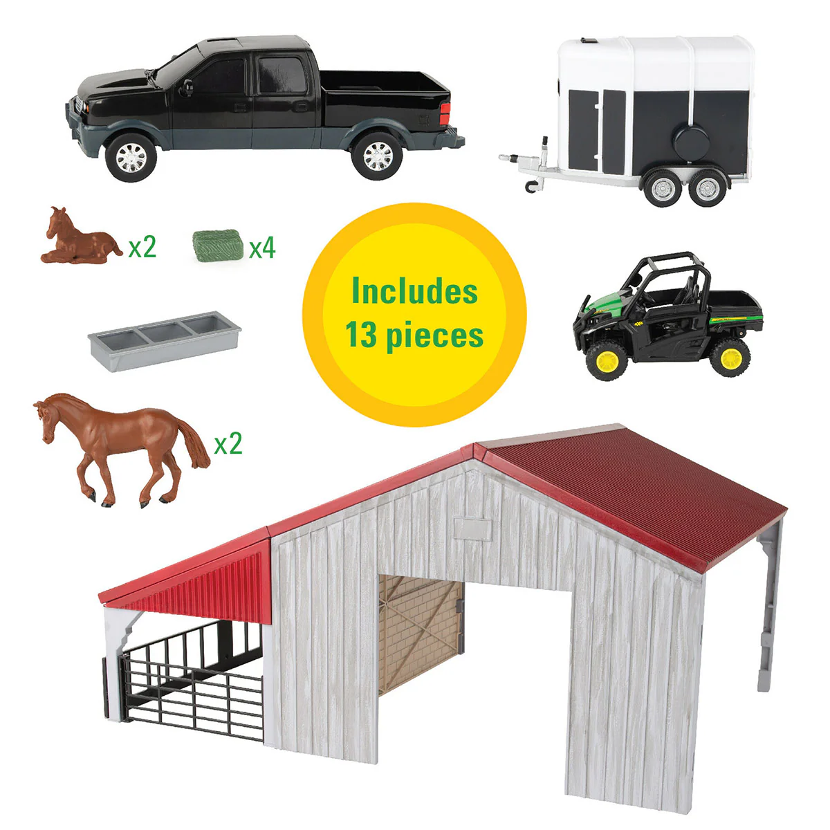1/32 John Deere Weathered Barn Play Set by ERTL - Image 3