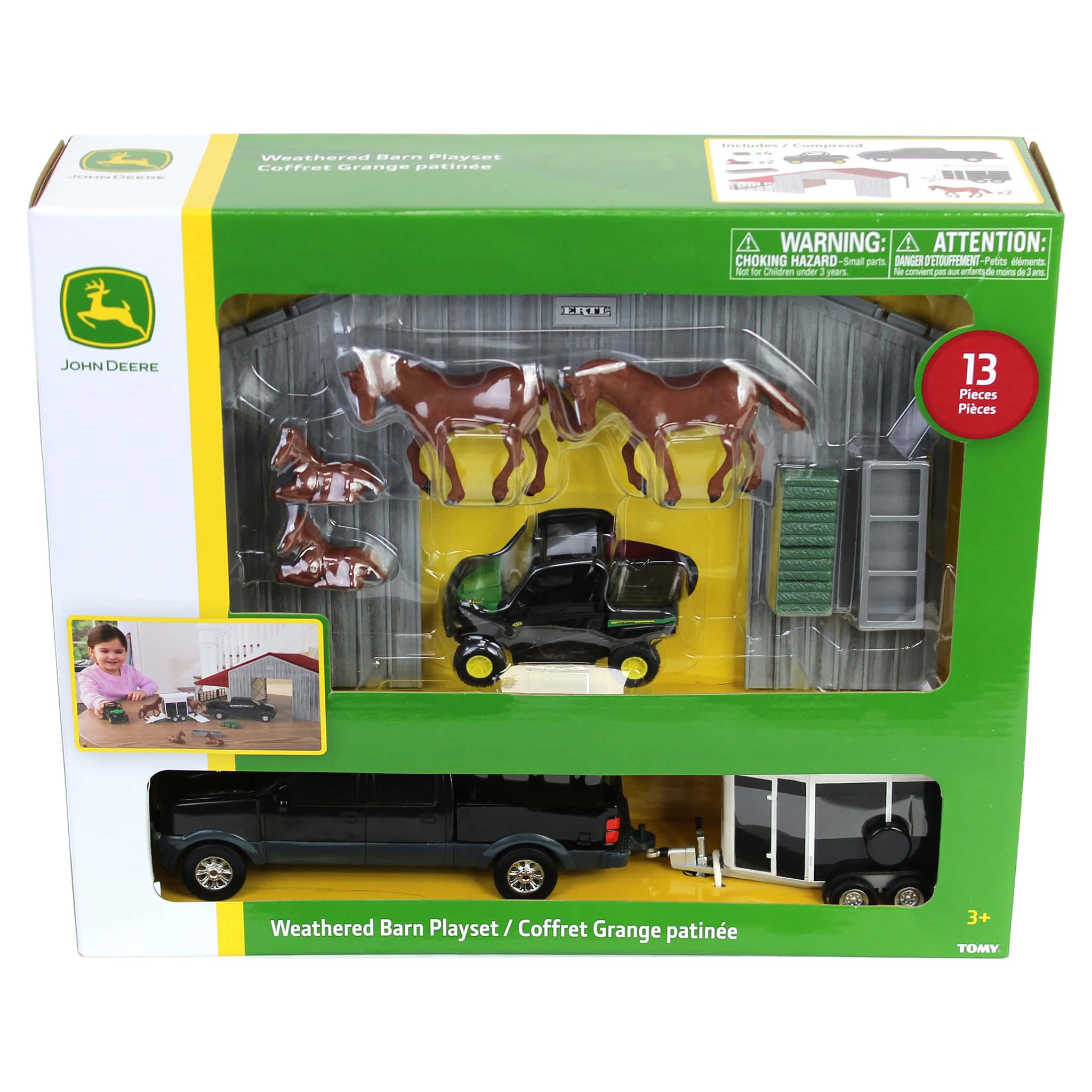 1/32 John Deere Weathered Barn Play Set by ERTL - Image 9