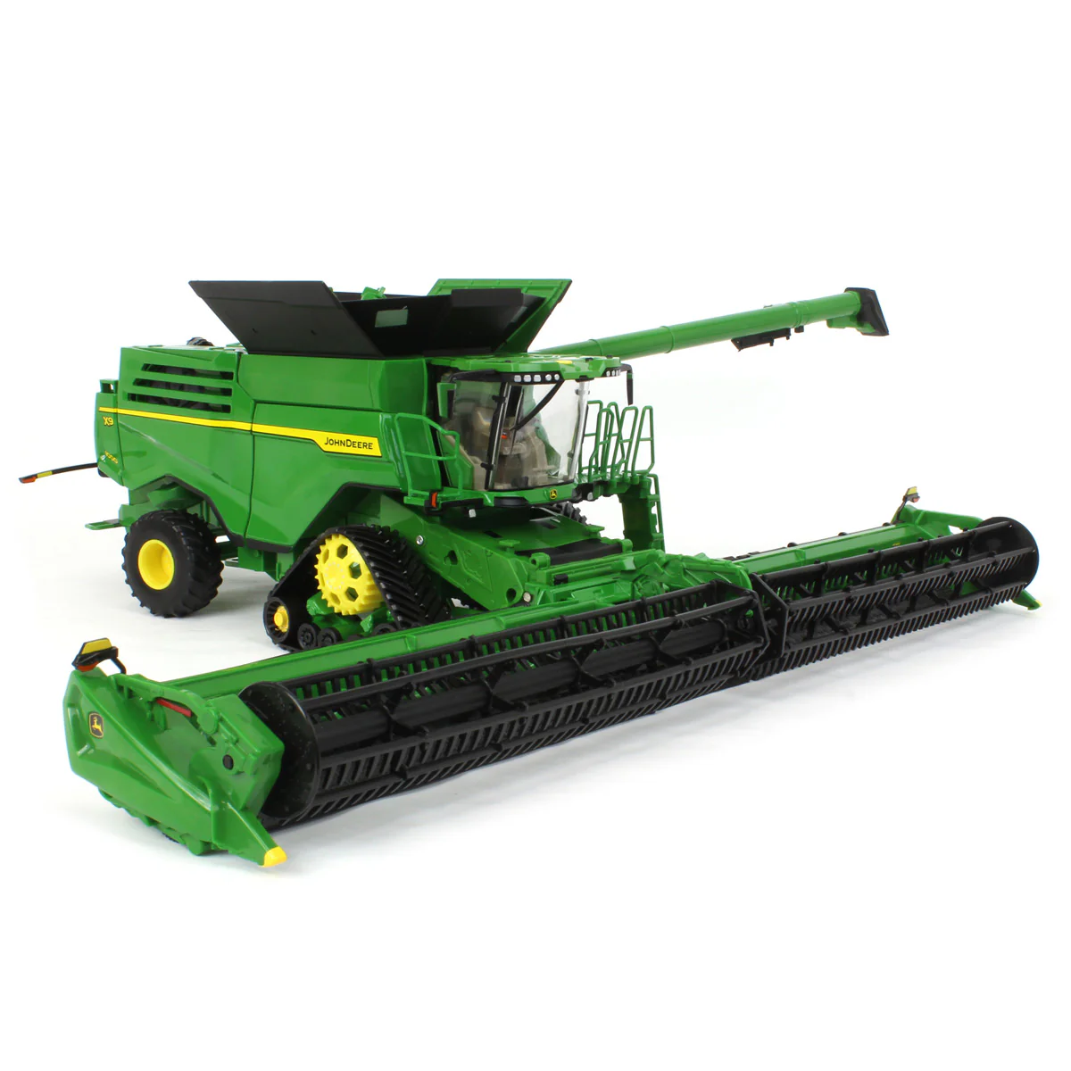 1/32 John Deere X9 1000 Tracked Combine with Corn Head & Draper Head, ERTL Prestige Collection - Image 2