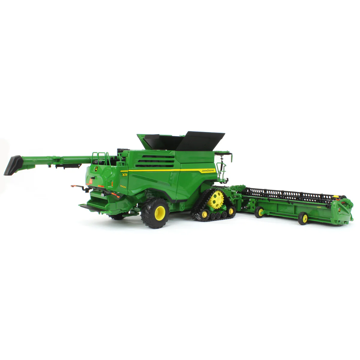 1/32 John Deere X9 1000 Tracked Combine with Corn Head & Draper Head, ERTL Prestige Collection - Image 3