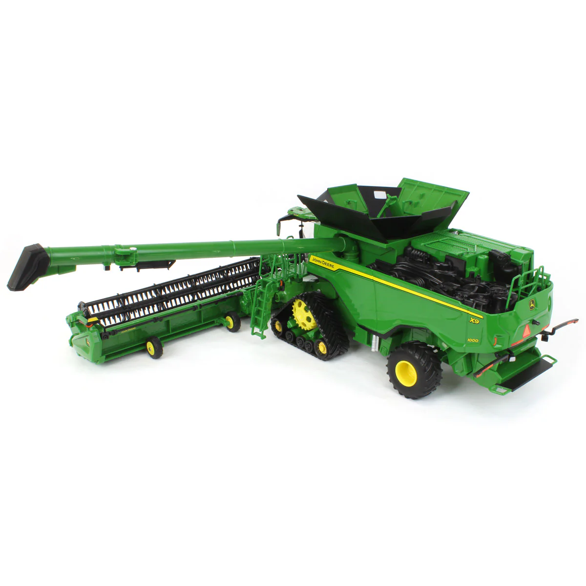1/32 John Deere X9 1000 Tracked Combine with Corn Head & Draper Head, ERTL Prestige Collection - Image 5