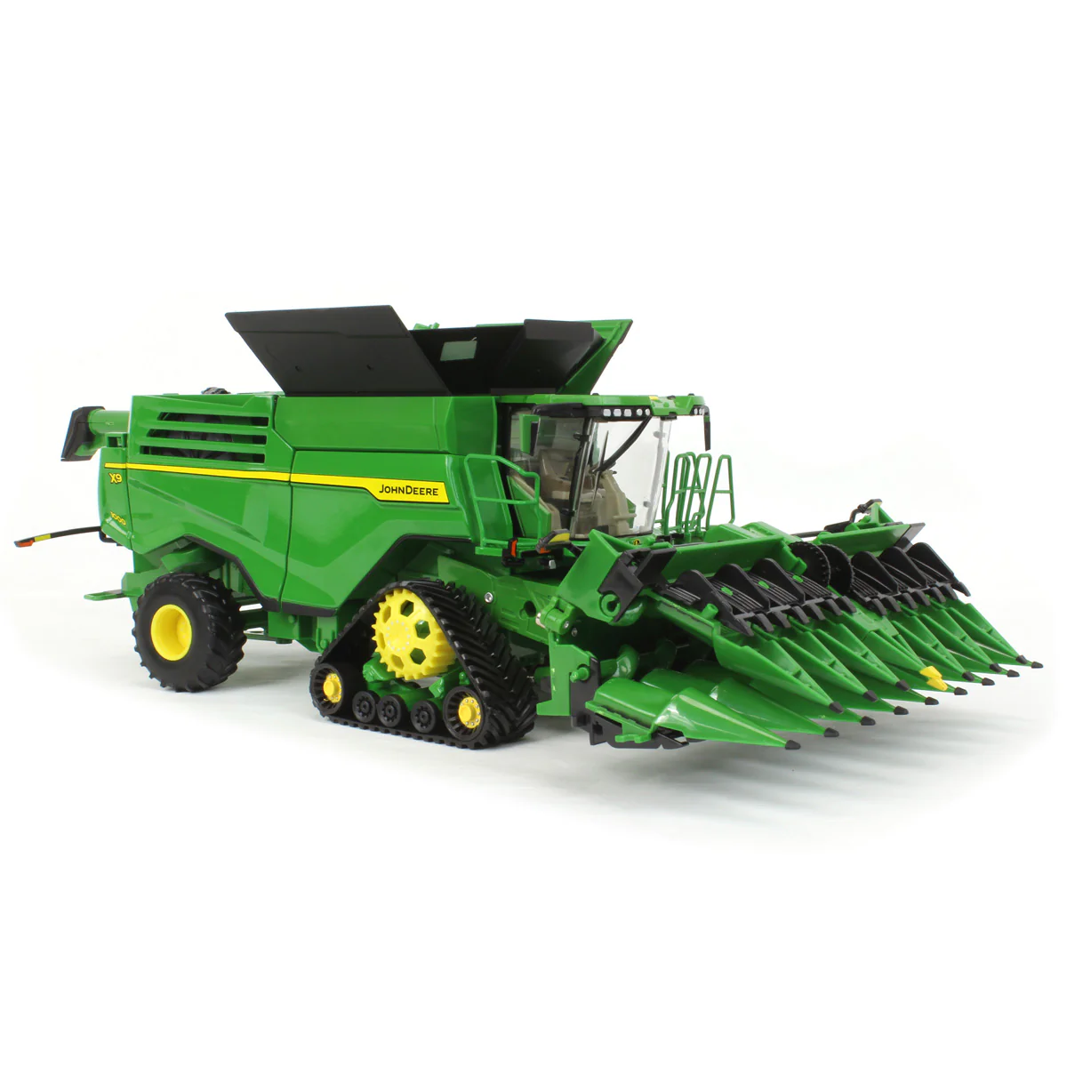 1/32 John Deere X9 1000 Tracked Combine with Corn Head & Draper Head, ERTL Prestige Collection - Image 7