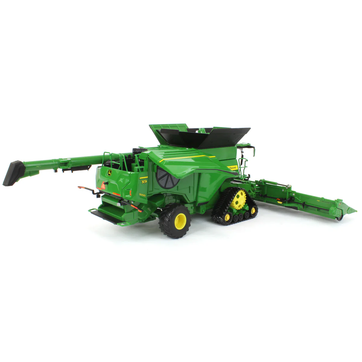 1/32 John Deere X9 1000 Tracked Combine with Corn Head & Draper Head, ERTL Prestige Collection - Image 8