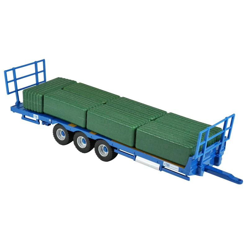 1/32 Kane Die Cast Large Bale Trailer with 7 Bales - Image 2