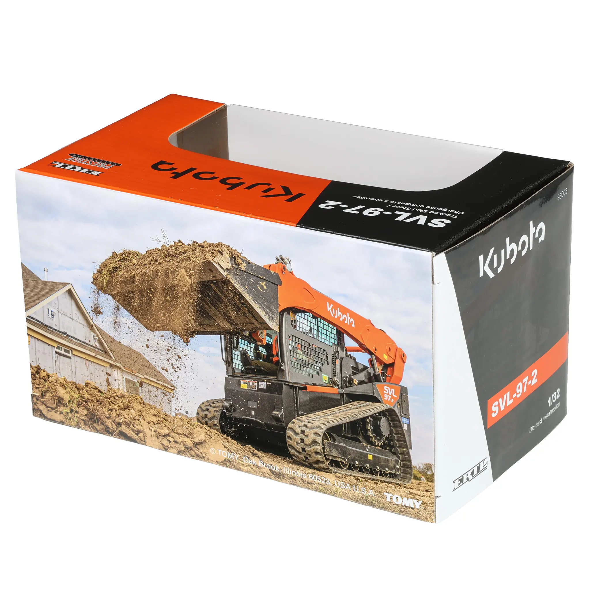 1/32 Kubota SVL97-2 Tracked Skid Steer Loader, ERTL Prestige Collection - Image 8