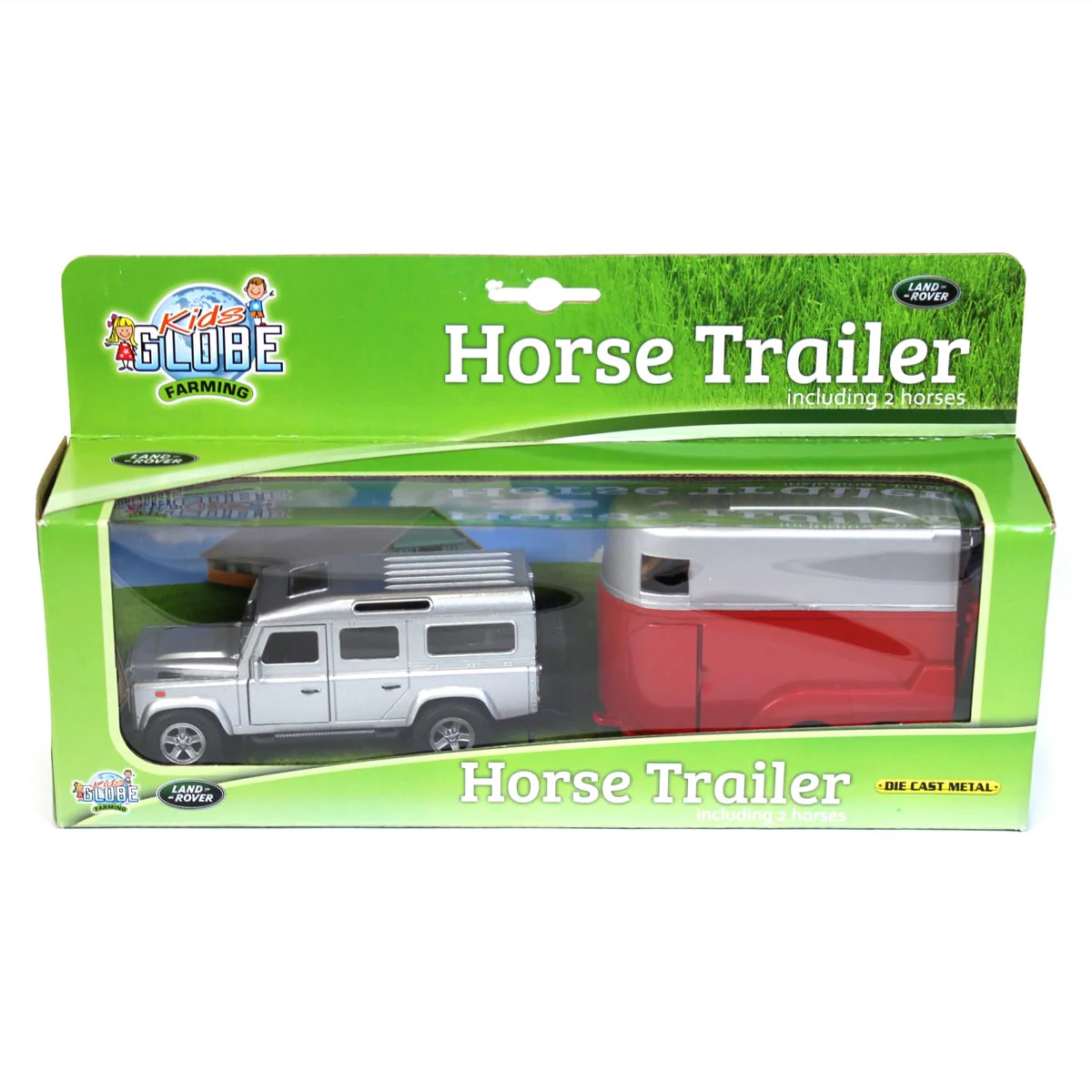 1/32 Land Rover Defender with Horse Trailer and 2 Horses - Image 3