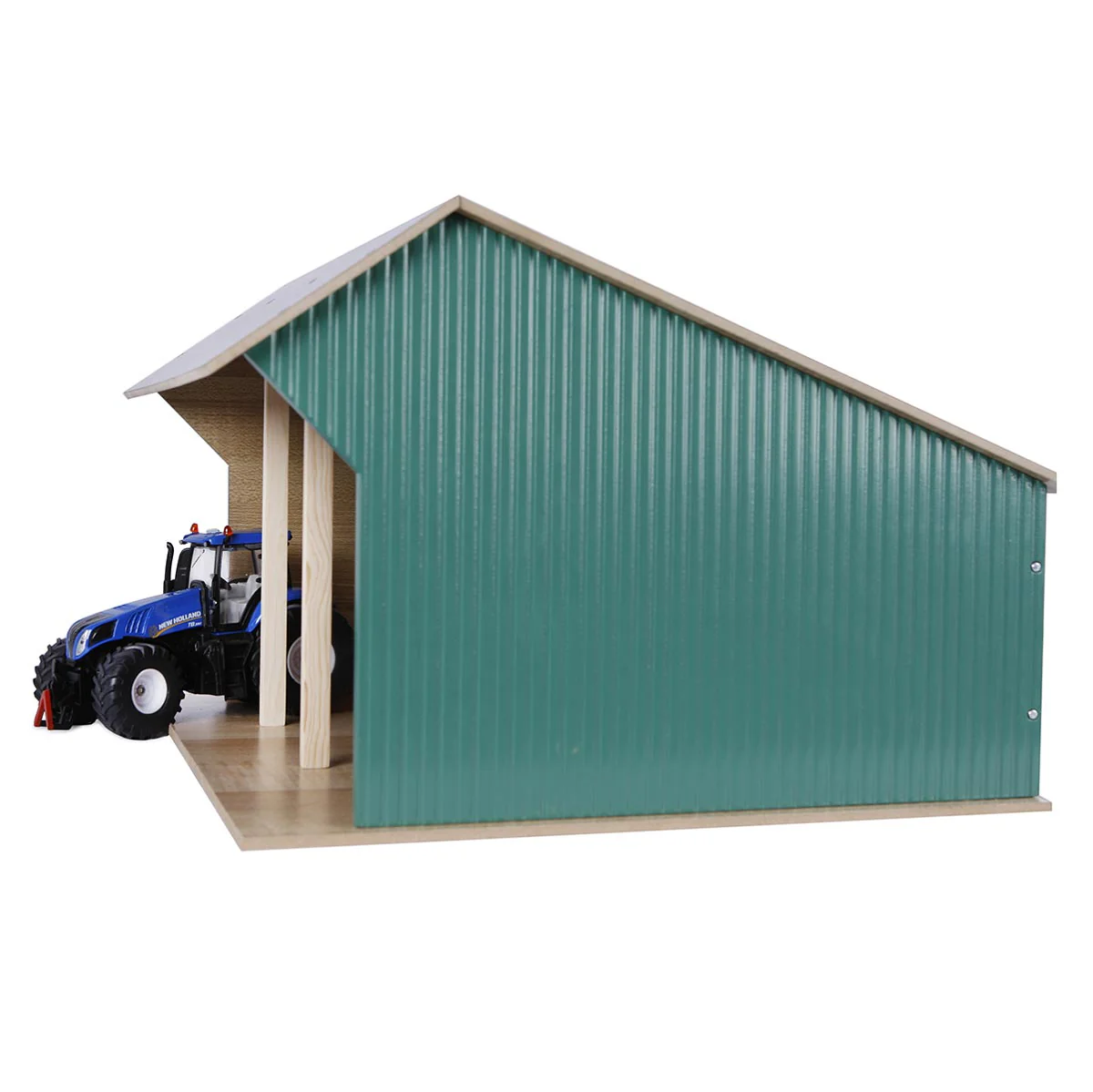 1/32 Large Farm Machinery 3 Bay Shed with High Roof - Image 3