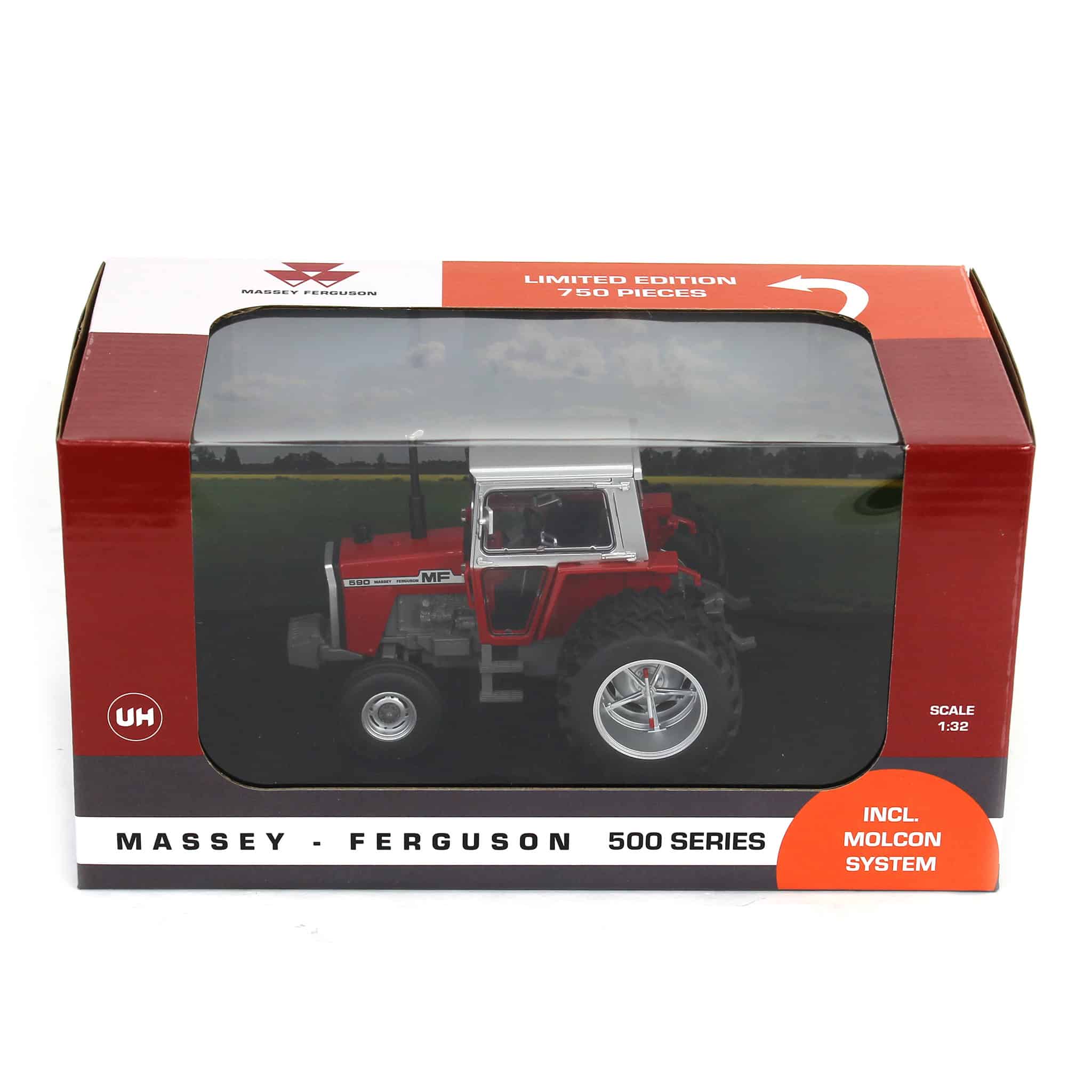 1/32 Massey Ferguson 590 2WD Tractor with Rear Duals - Image 3