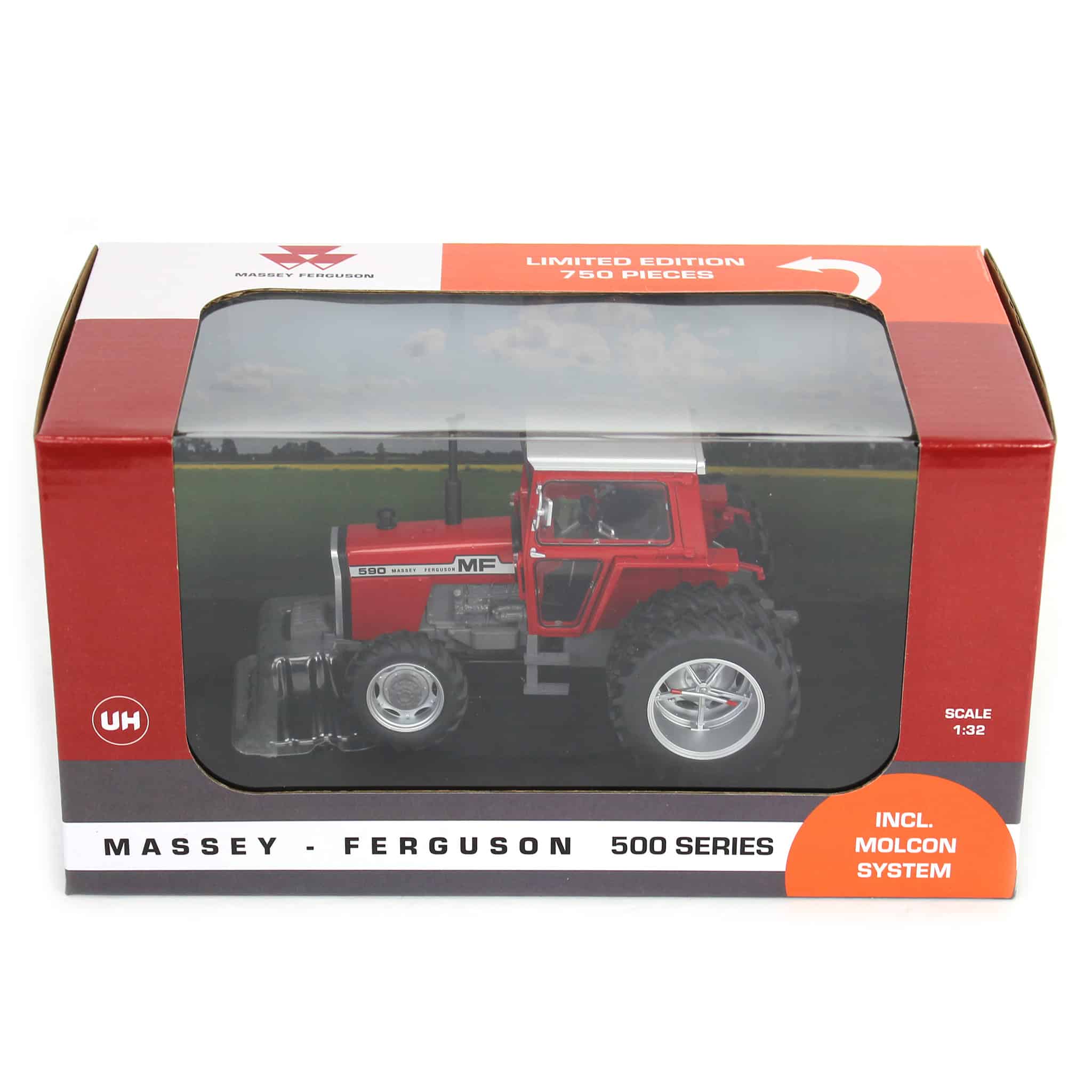 1/32 Massey Ferguson 590 4WD Tractor with Rear Duals - Image 3