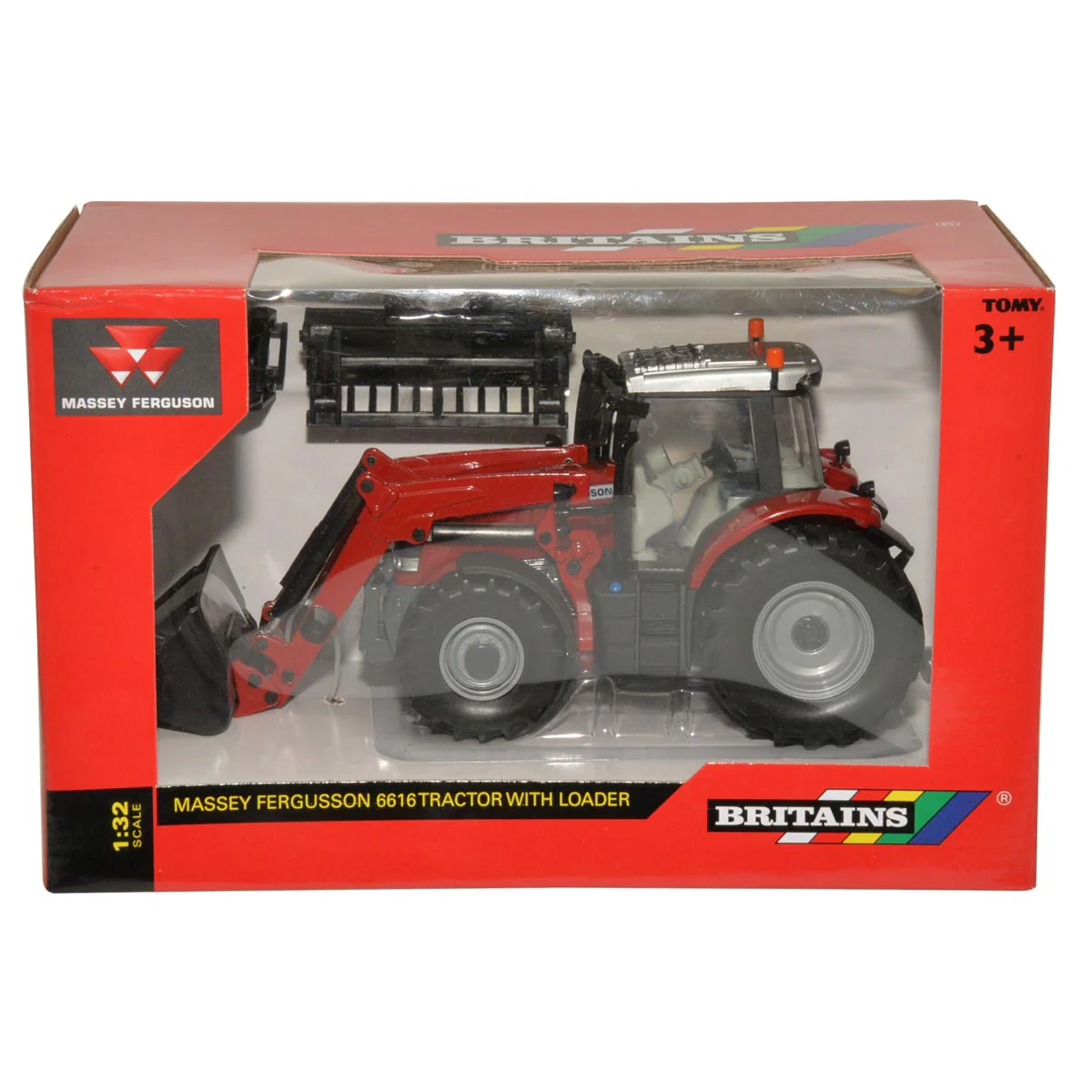 1/32 Massey Ferguson 6616 Tractor with Front Loader by ERTL - Image 5