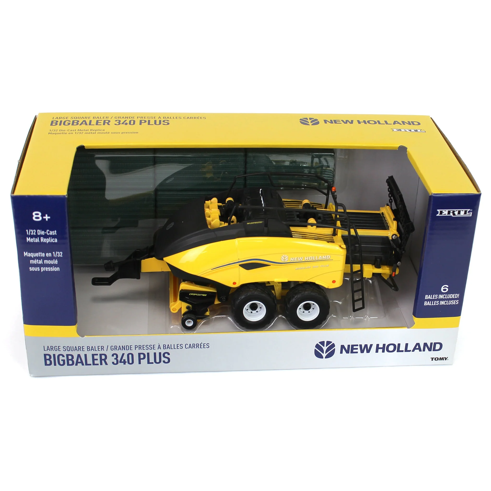 1/32 New Holland Big Baler 340 PLUS with 6 Square Bales - Image 6