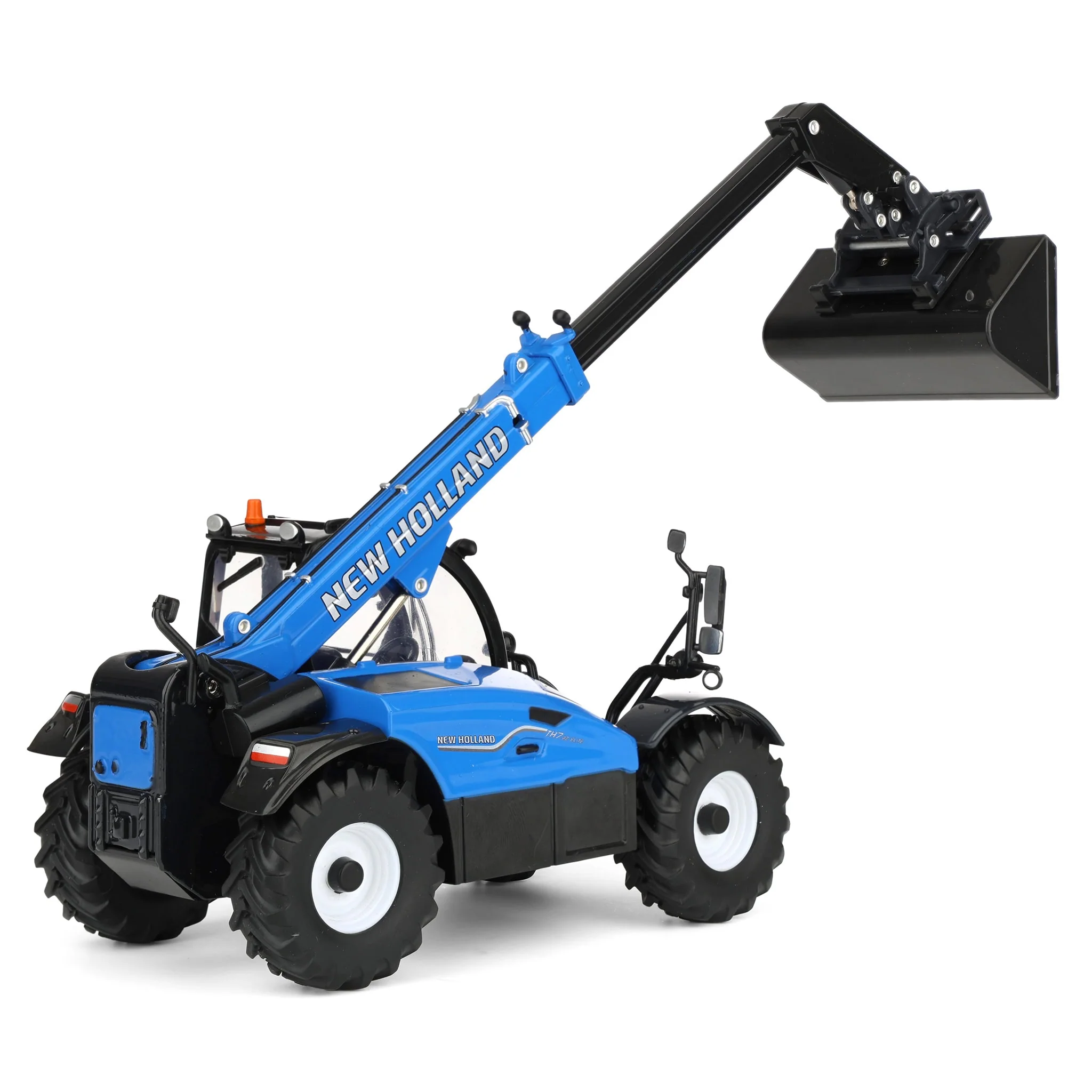 1/32 New Holland Blue TH7.42 Telehandler with (3) Attachments by ERTL - Image 3