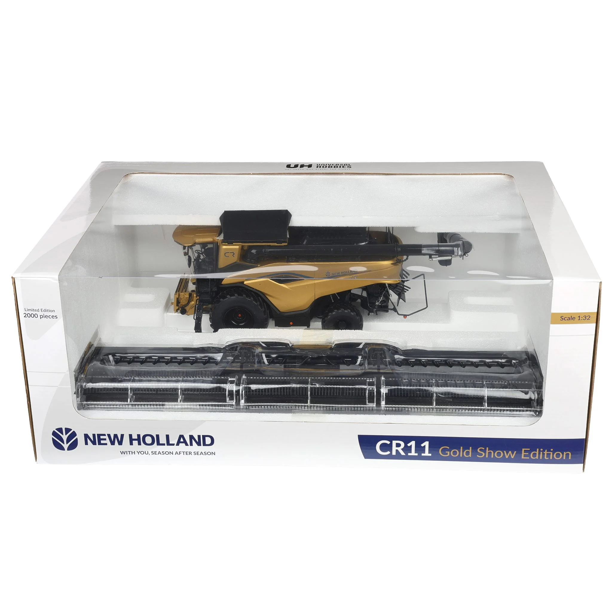 1/32 New Holland CR11 Combine by Universal Hobbies, Gold AGRITECHNICA Show Edition - Image 10
