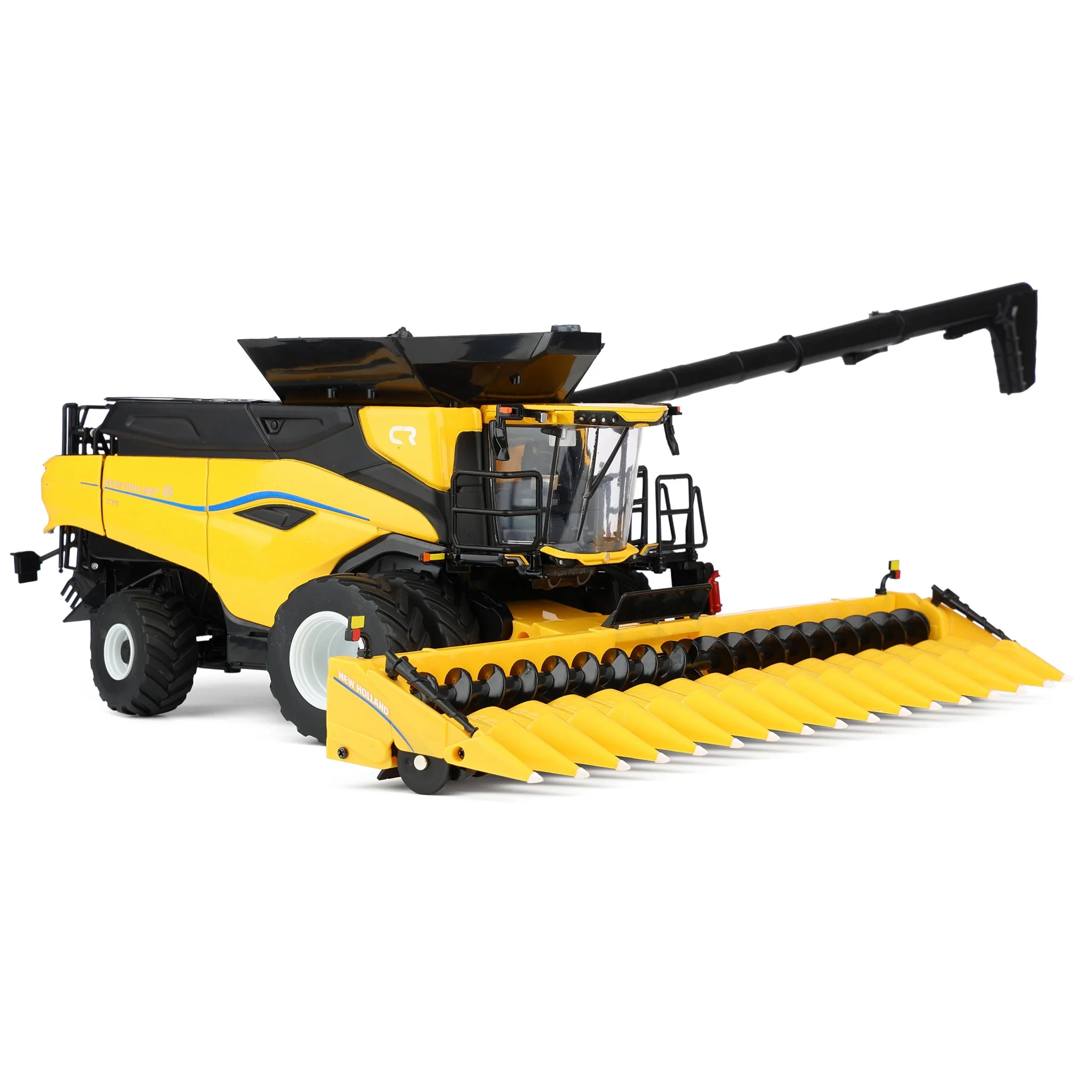 1/32 New Holland CR11 Combine with Draper & Corn Heads, ERTL Prestige Collection - Image 7