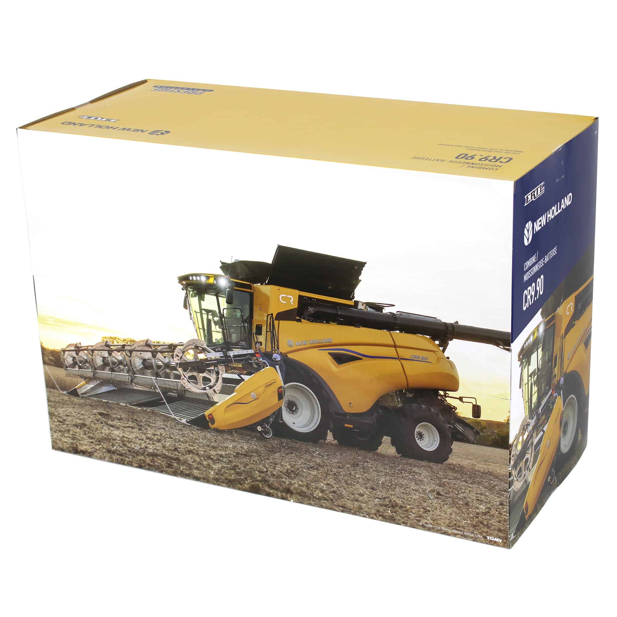 1/32 New Holland CR9.90 Combine with Corn Head & Grain Head, ERTL Prestige Collection - Image 10