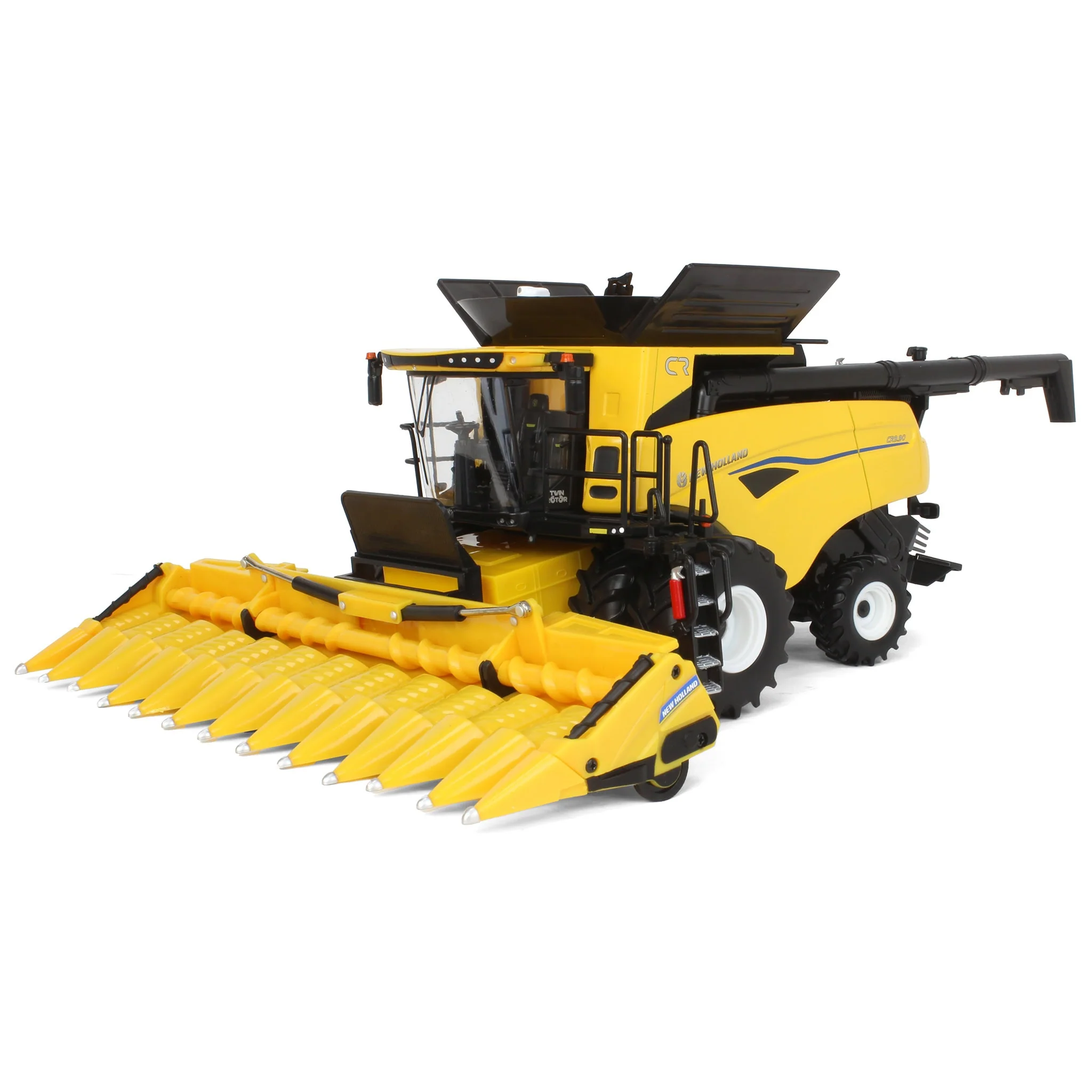 1/32 New Holland CR9.90 Combine with Corn Head & Grain Head, ERTL Prestige Collection - Image 5