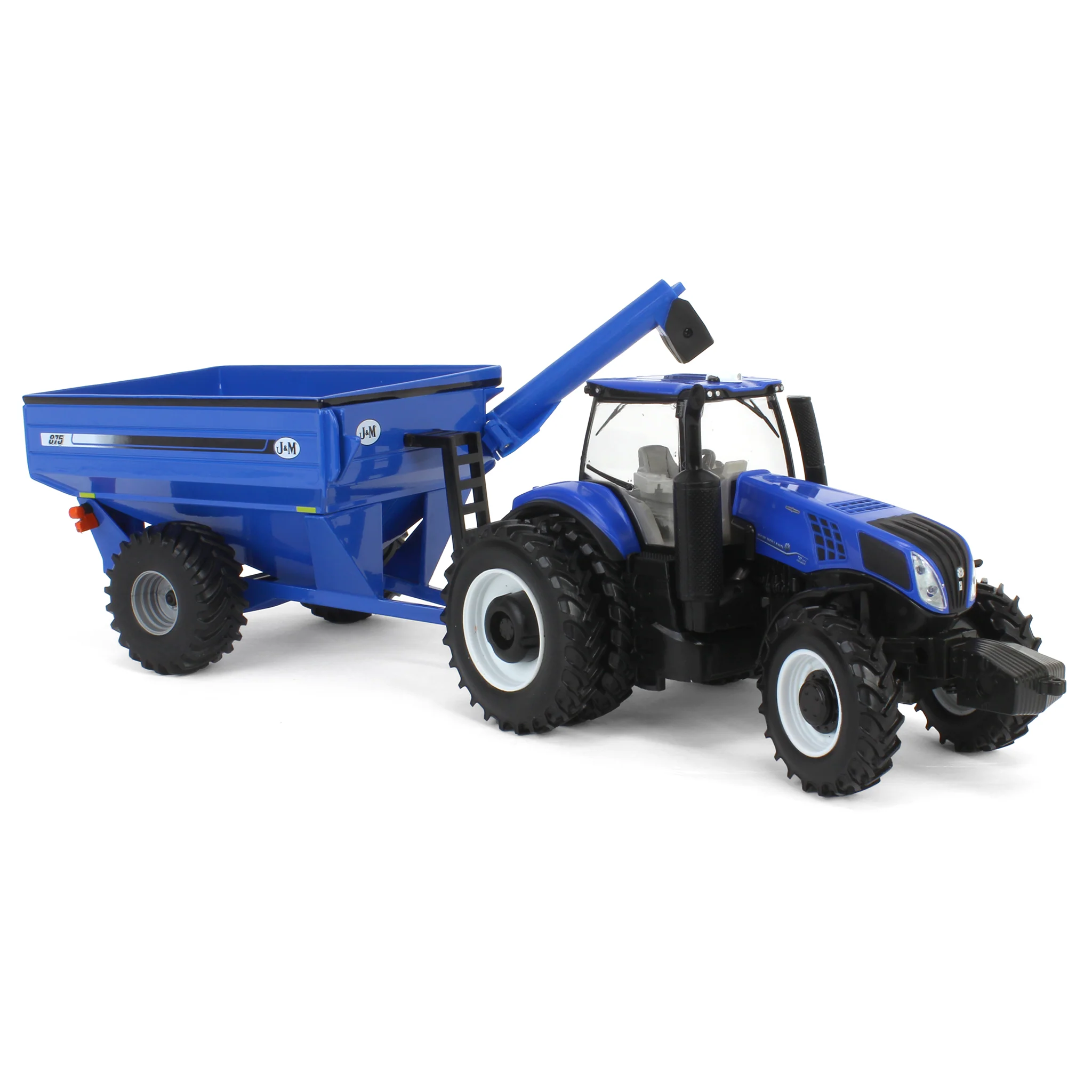 1/32 New Holland Genesis T8.355 Tractor with J&M Grain Cart - Image 2