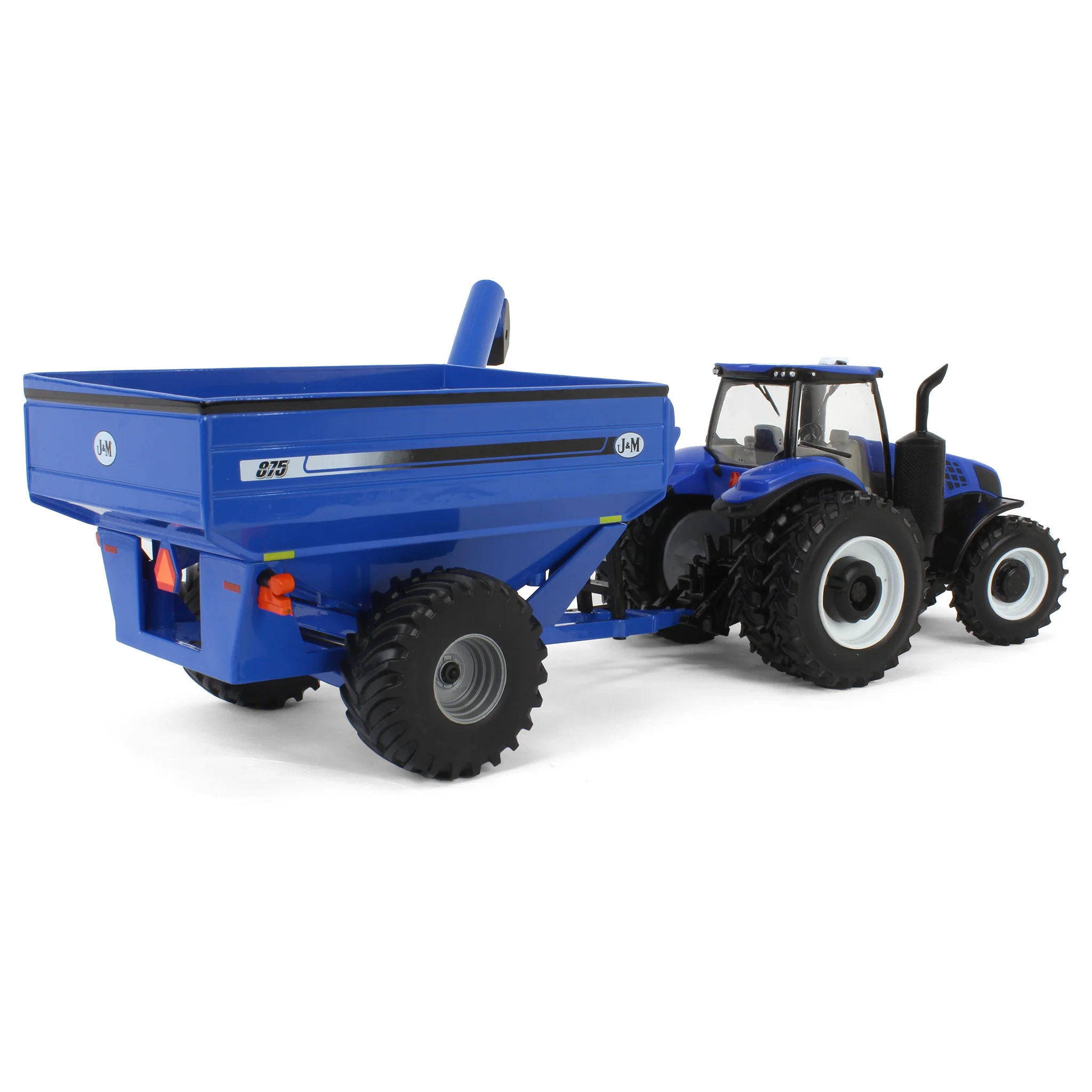 1/32 New Holland Genesis T8.355 Tractor with J&M Grain Cart - Image 3