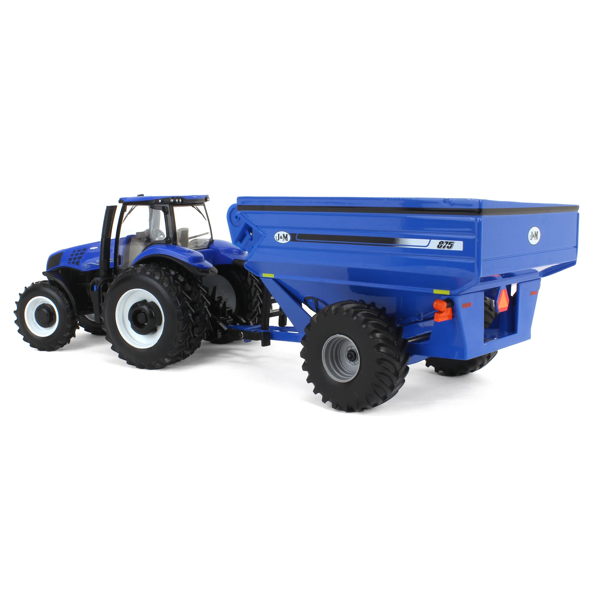 1/32 New Holland Genesis T8.355 Tractor with J&M Grain Cart - Image 4