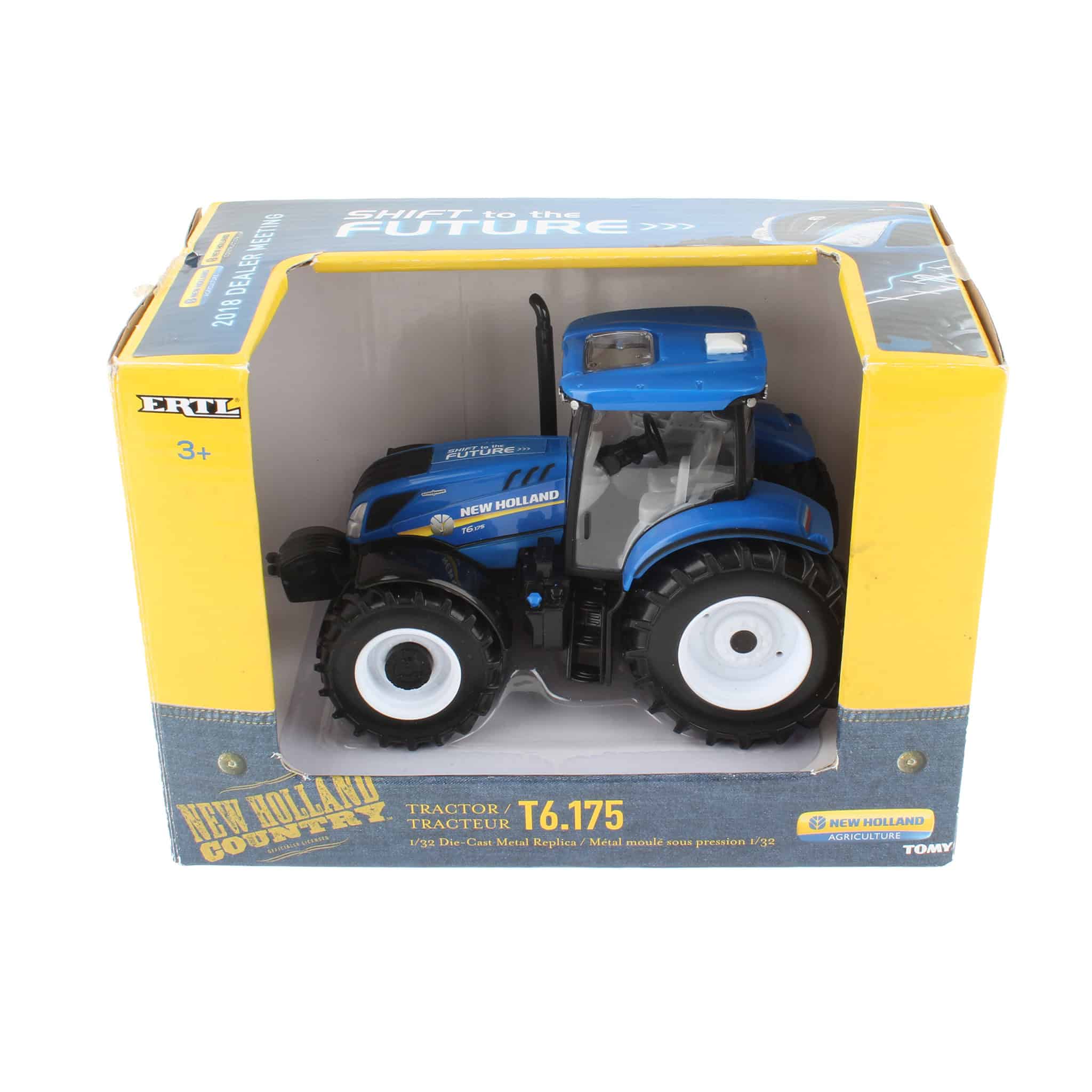 1/32 New Holland T6.175 Tractor with MFD by ERTL, Shift to the Future