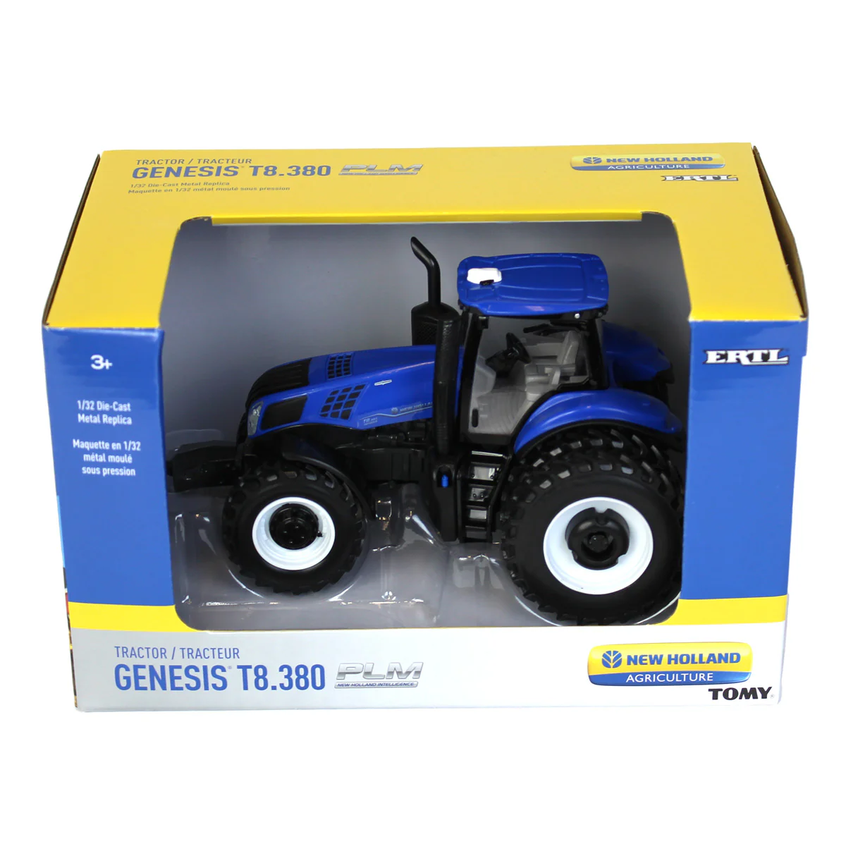 1/32 New Holland T8.380 Tractor with MFWD & Row Crop Rear Duals by ERTL - Image 3