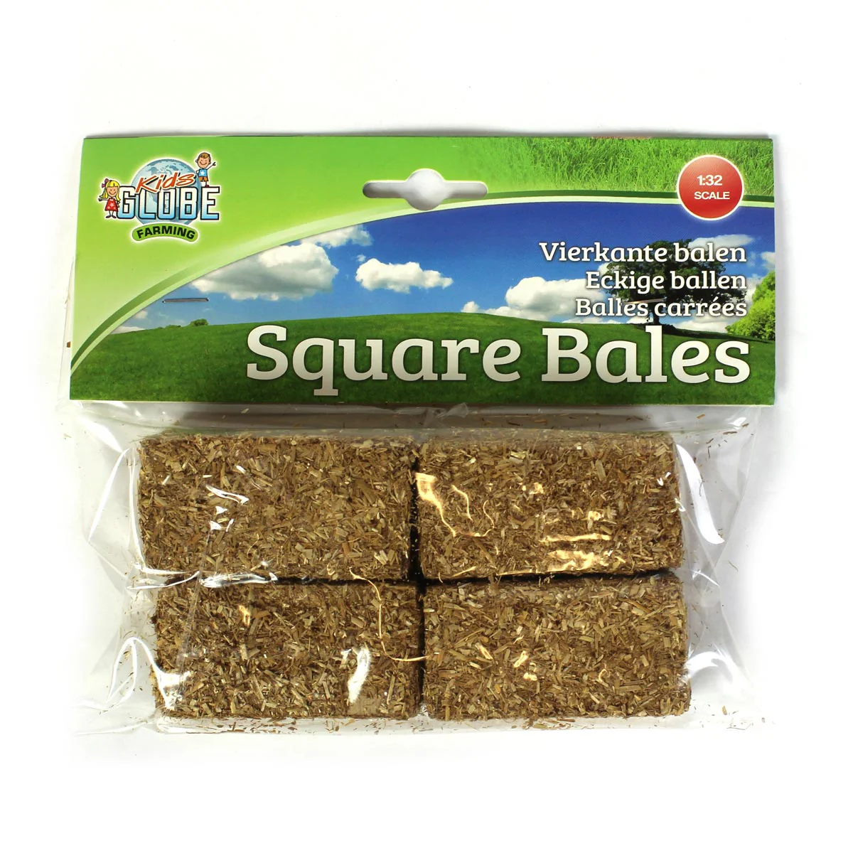 1/32 Pack of 4 Rectangular Straw Bales - Image 3