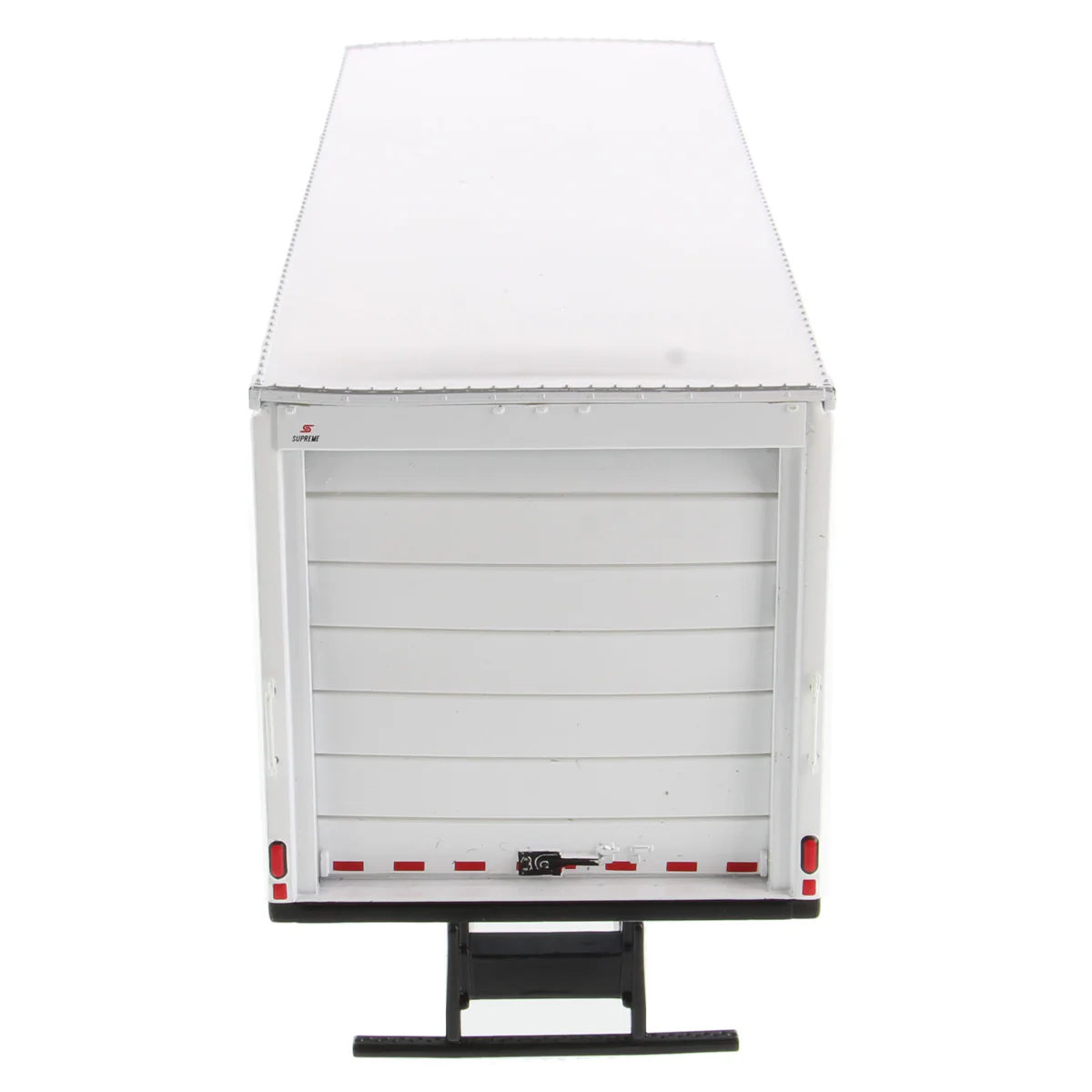1/32 Red Peterbilt Model 536 with White Supreme Signature Van Truck Body - Image 5
