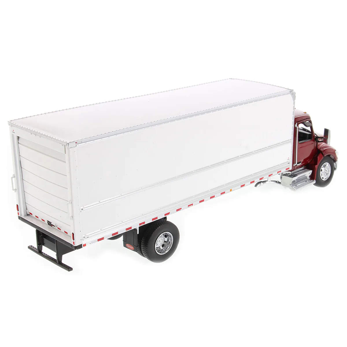 1/32 Red Peterbilt Model 536 with White Supreme Signature Van Truck Body - Image 6