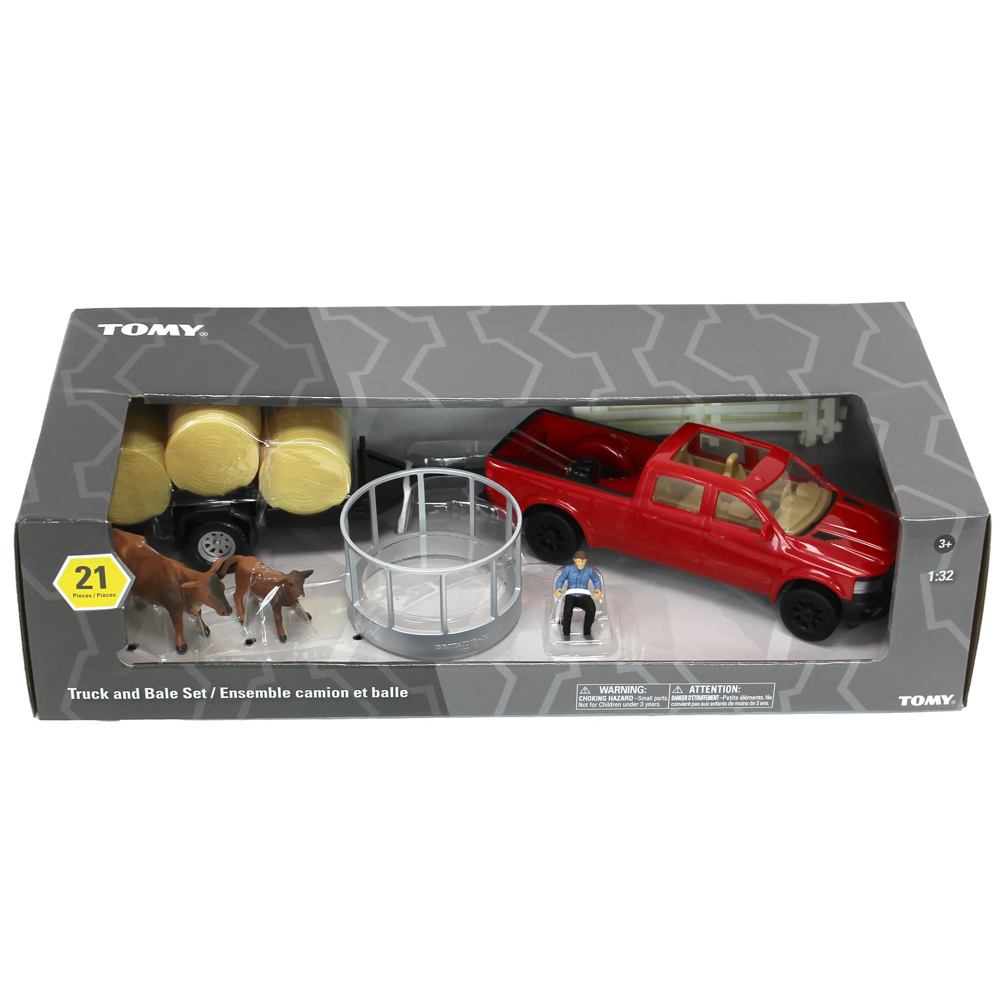 1/32 Red Pickup Truck Haying Set by ERTL - Image 6