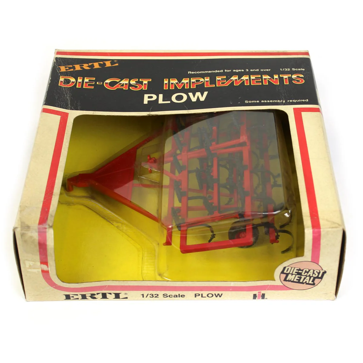 1/32 IH Minimum Tillage Plow, Vintage Red by ERTL