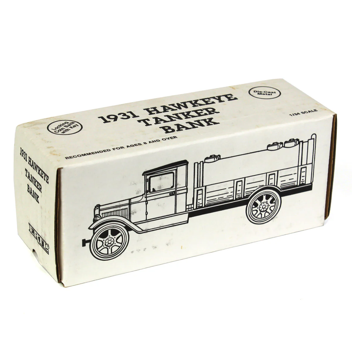 1/34 1931 Oilzum Hawkeye Tanker Bank by ERTL - Image 3