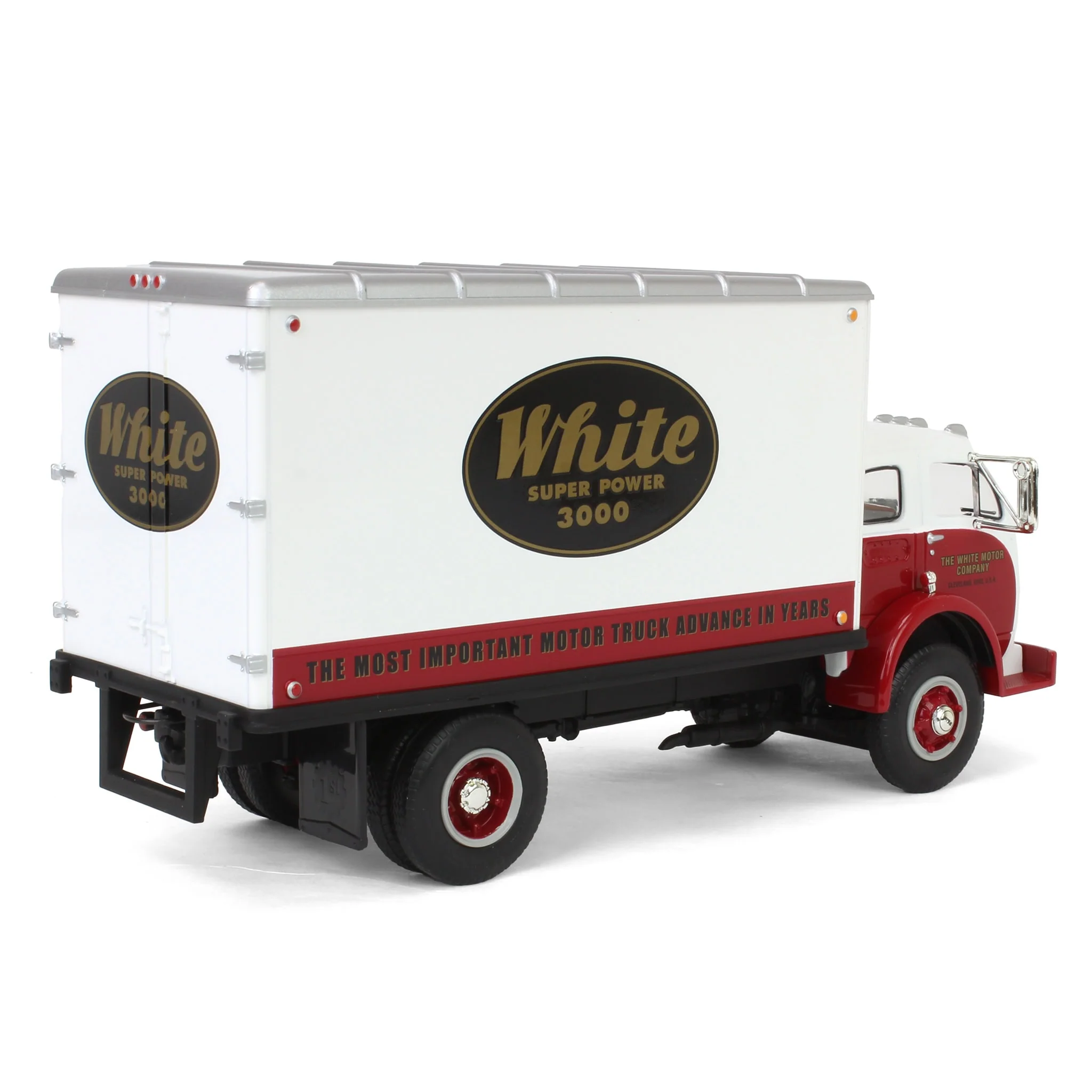 1/34 1953 White 3000 COE Delivery Van, White Super Power Decals, by First Gear - Image 3