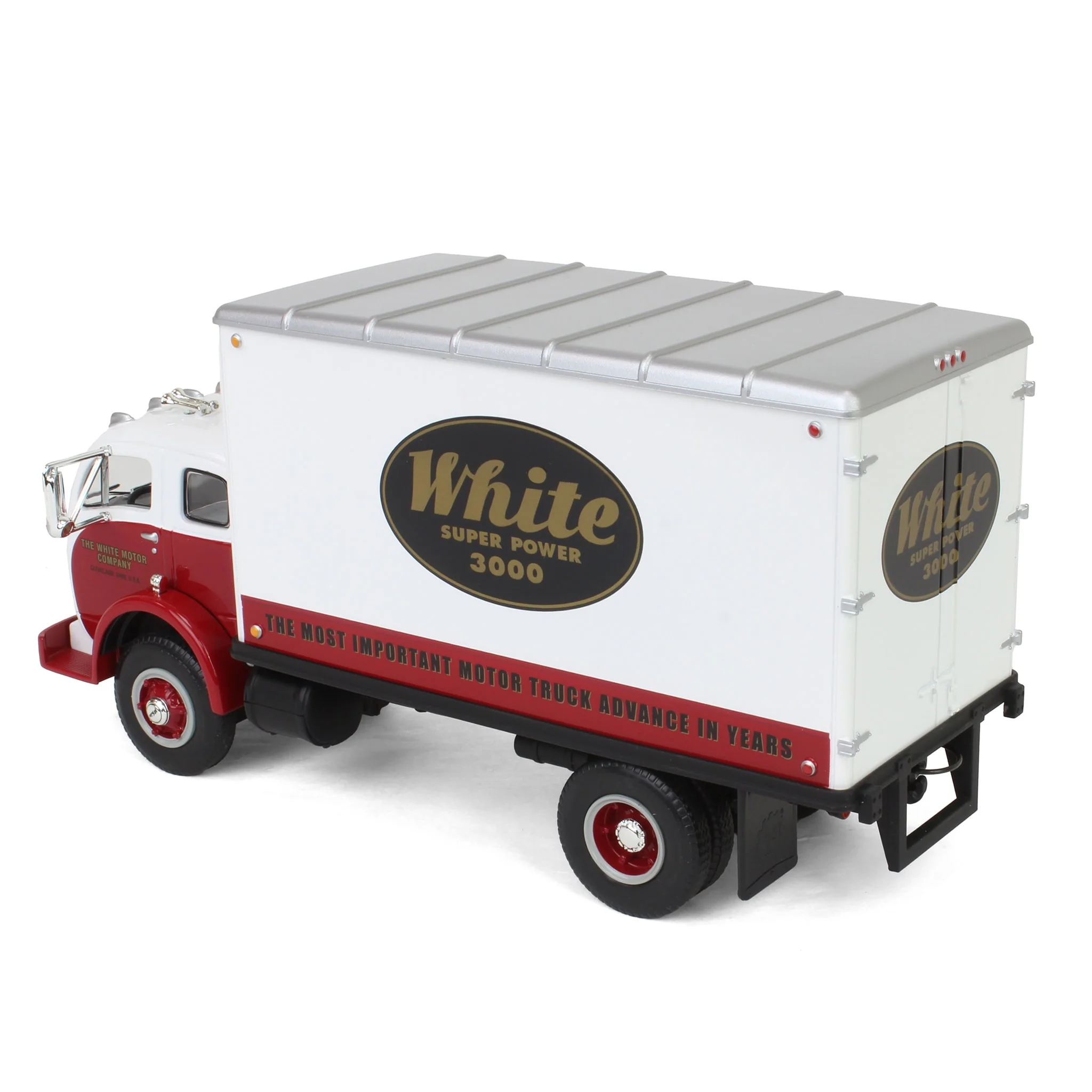 1/34 1953 White 3000 COE Delivery Van, White Super Power Decals, by First Gear - Image 4