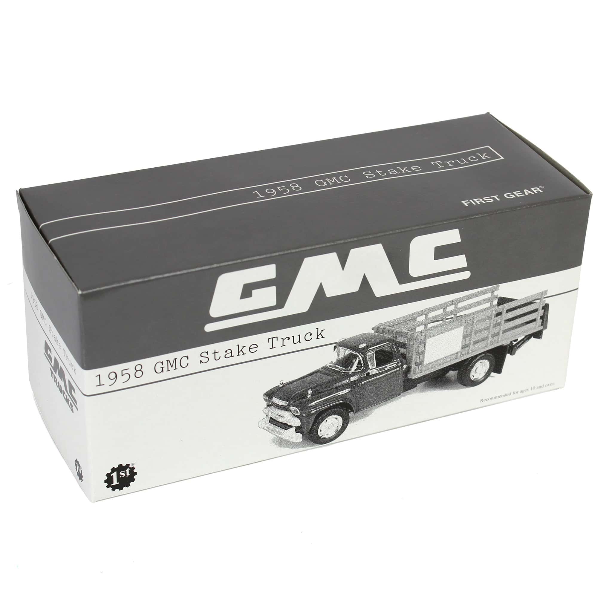 1/34 1958 GMC Stake Truck, Cooper Tires and St. Lucie Battery & Tire by First Gear - Image 6