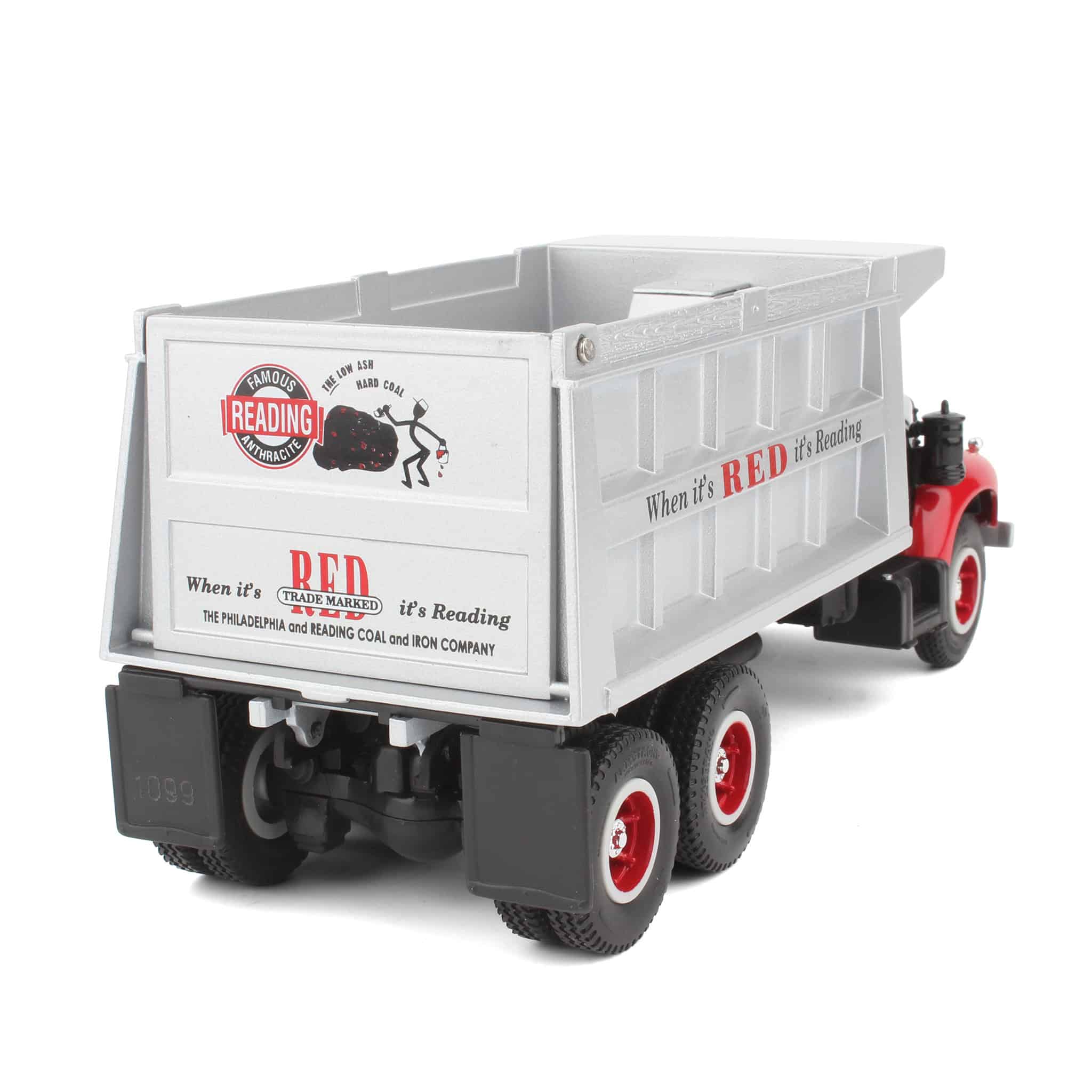 1/34 1960 Mack B-61 Dump Truck, Reading Anthracite by First Gear - Image 3
