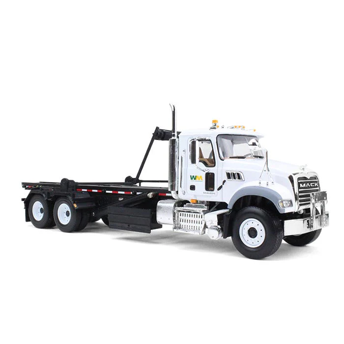 1/34 Mack Granite Waste Management Truck with Green Roll off Container - Image 4