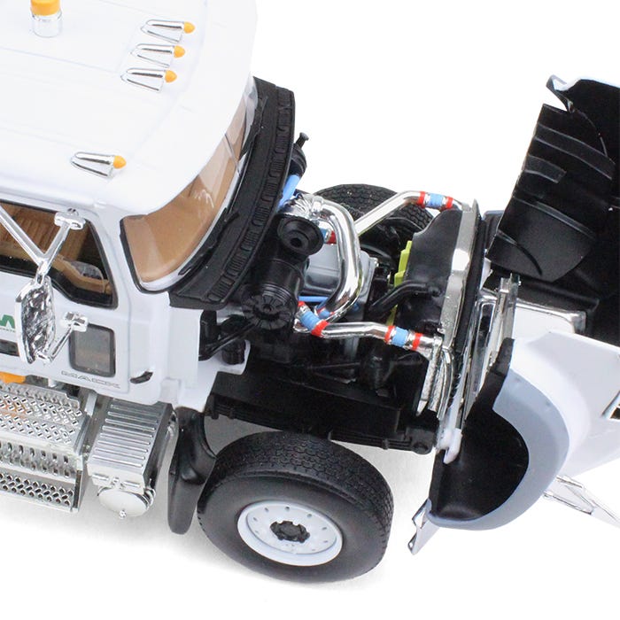 1/34 Mack Granite Waste Management Truck with Green Roll off Container - Image 5
