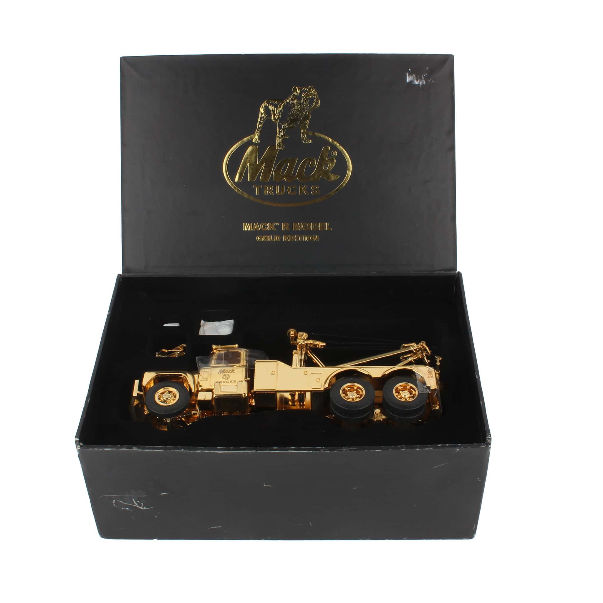 1/34 Mack R Model Tow Truck / Wrecker, Gold Edition by First Gear