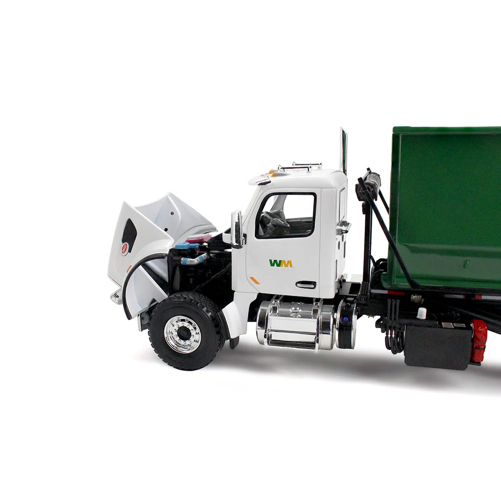 1/34 Peterbilt 567 Waste Management Garbage Truck with 40 Yard Roll-Off Container by First Gear - Image 4