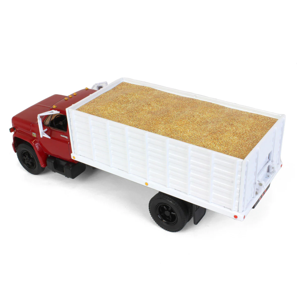1/34 Red & White 1970s Chevrolet C65 Grain Truck with Corn Load by First Gear - Image 5