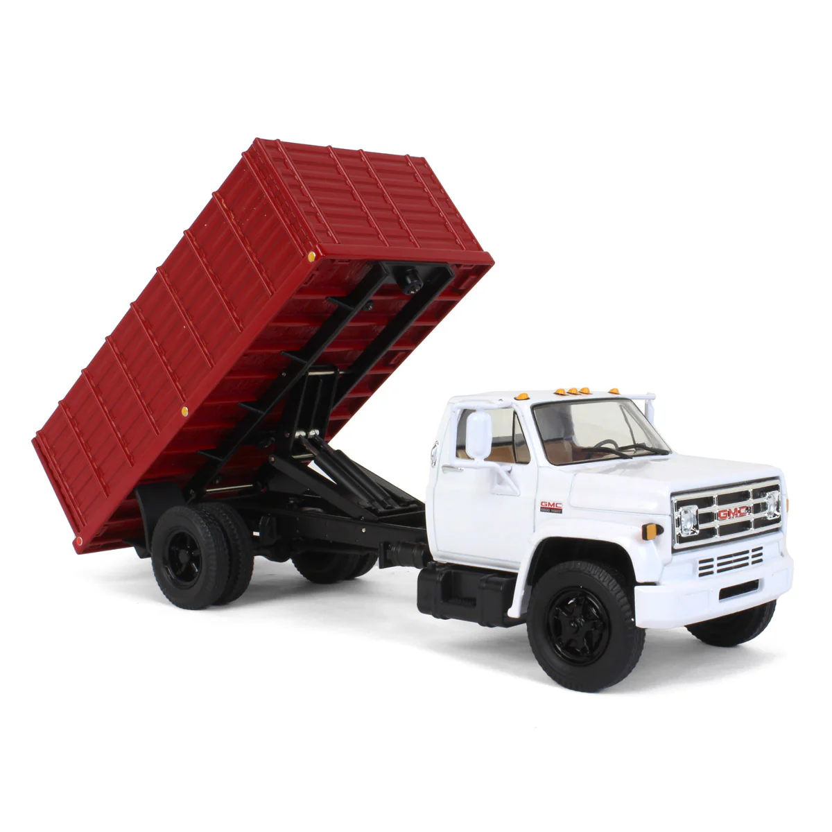 1/34 White & Red 1970s GMC 6500 Grain Truck with Corn Load by First Gear - Image 2