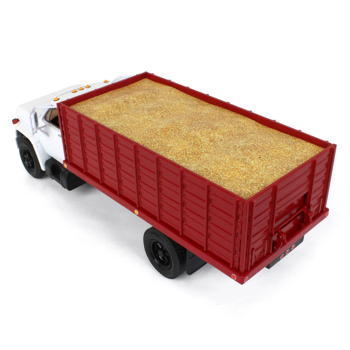 1/34 White & Red 1970s GMC 6500 Grain Truck with Corn Load by First Gear - Image 5