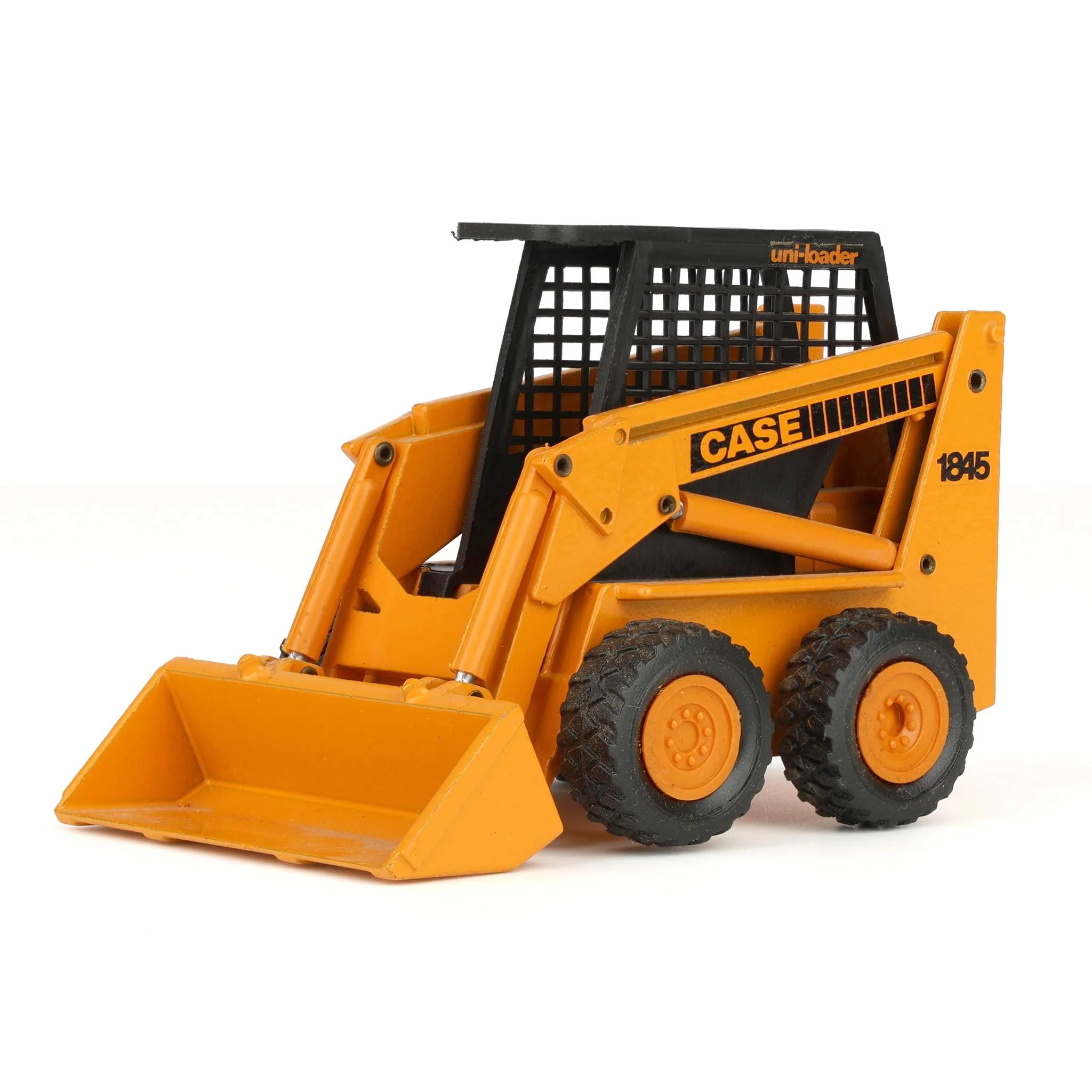 1/35 Case 1845 Uni-loader Skid Loader with Black Cage by NZG - Image 2