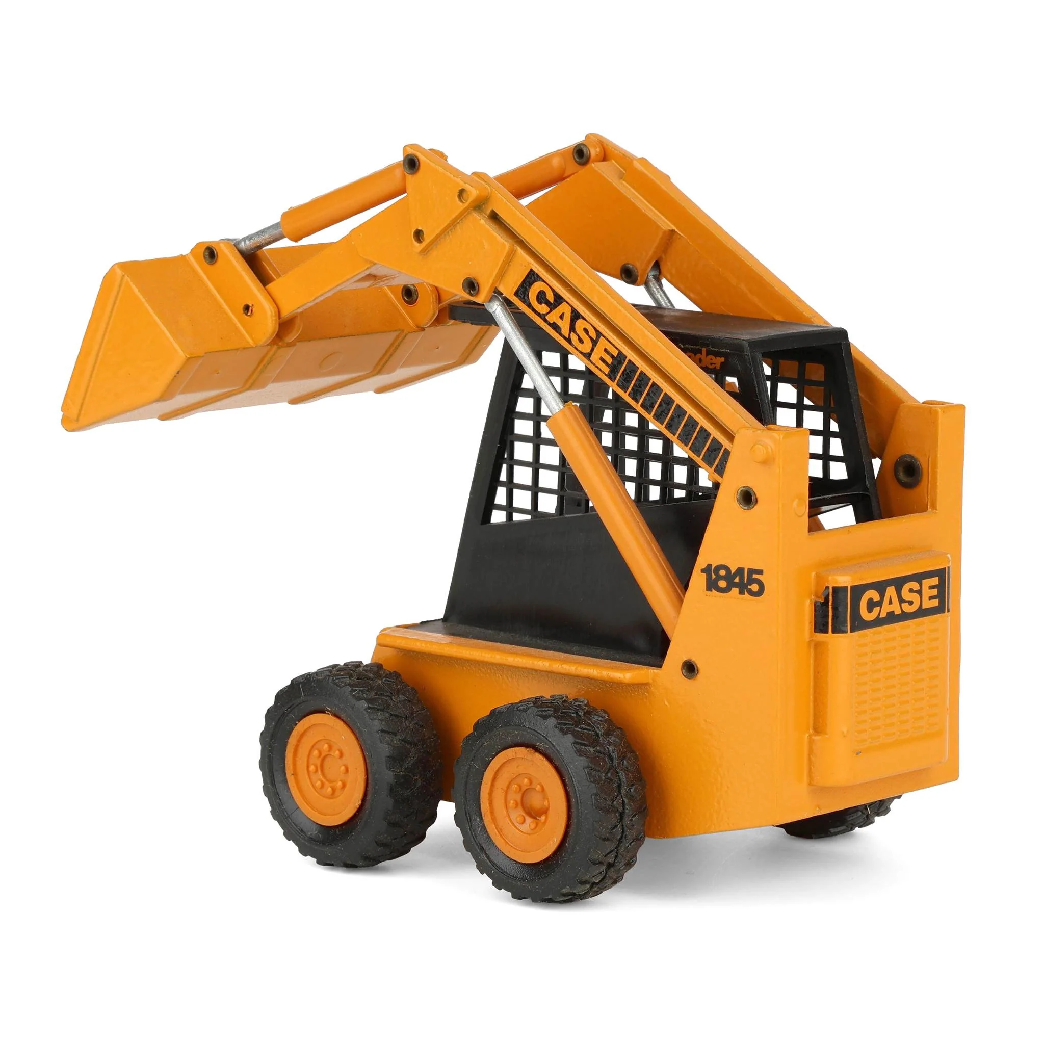 1/35 Case 1845 Uni-loader Skid Loader with Black Cage by NZG - Image 4