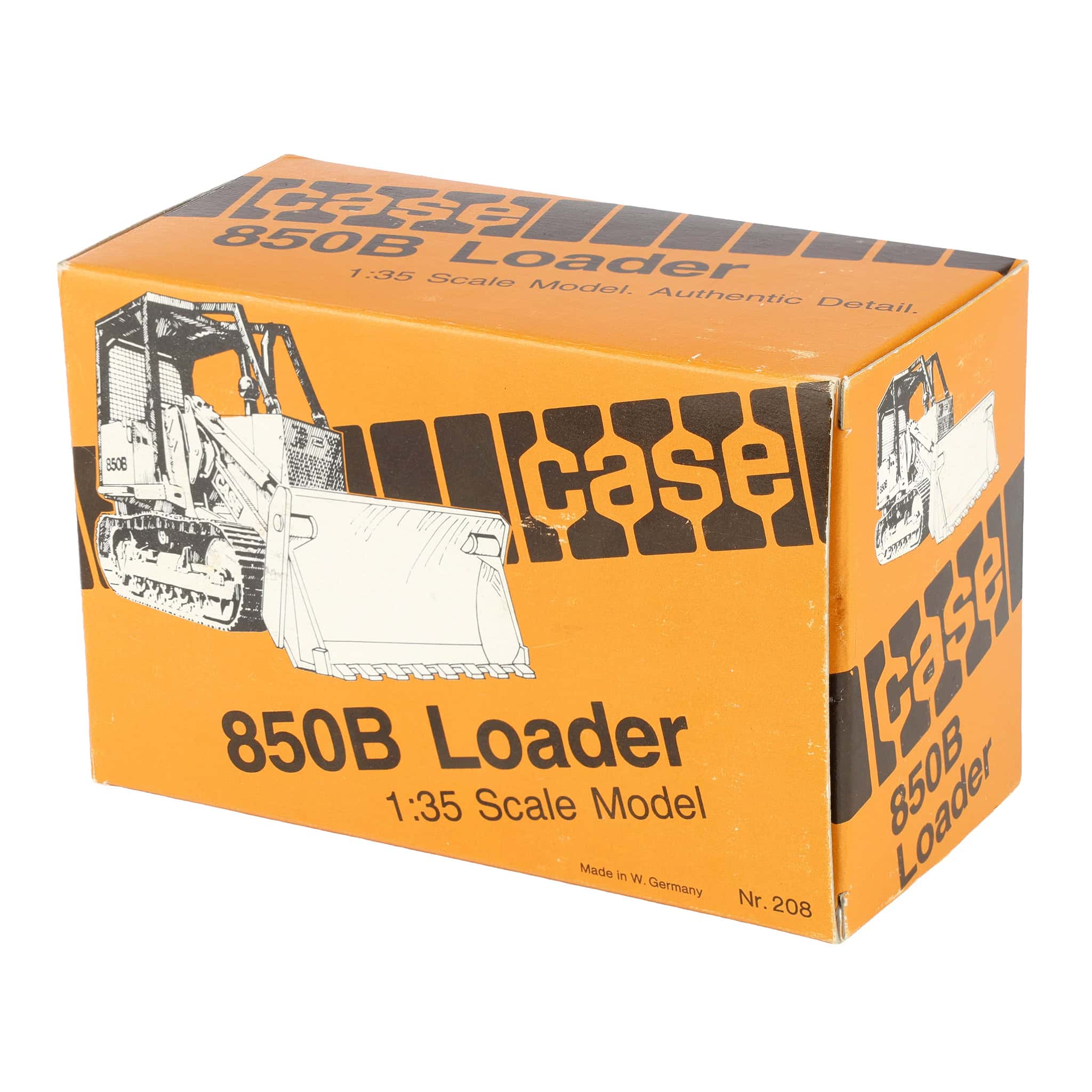 1/35 CASE 850B Loader with Tracks and Full ROPS by NZG - Image 6