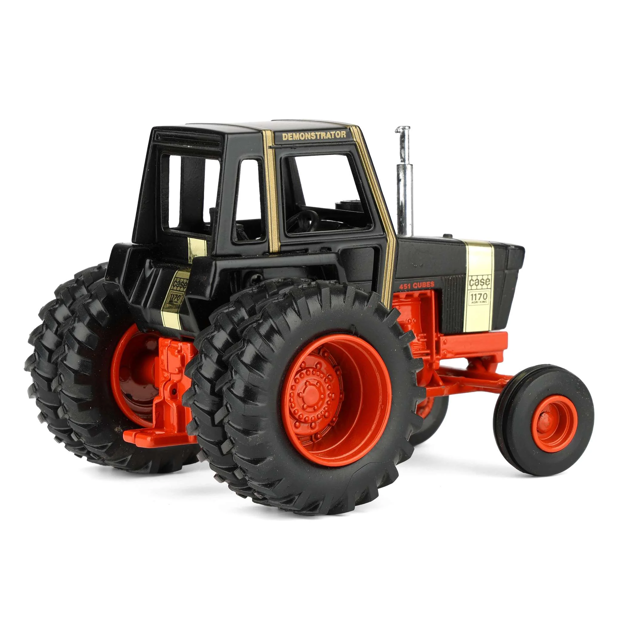 1/43 Case 1170 Black Knight Demo Tractor with Duals by ERTL, Collector Edition - Image 3