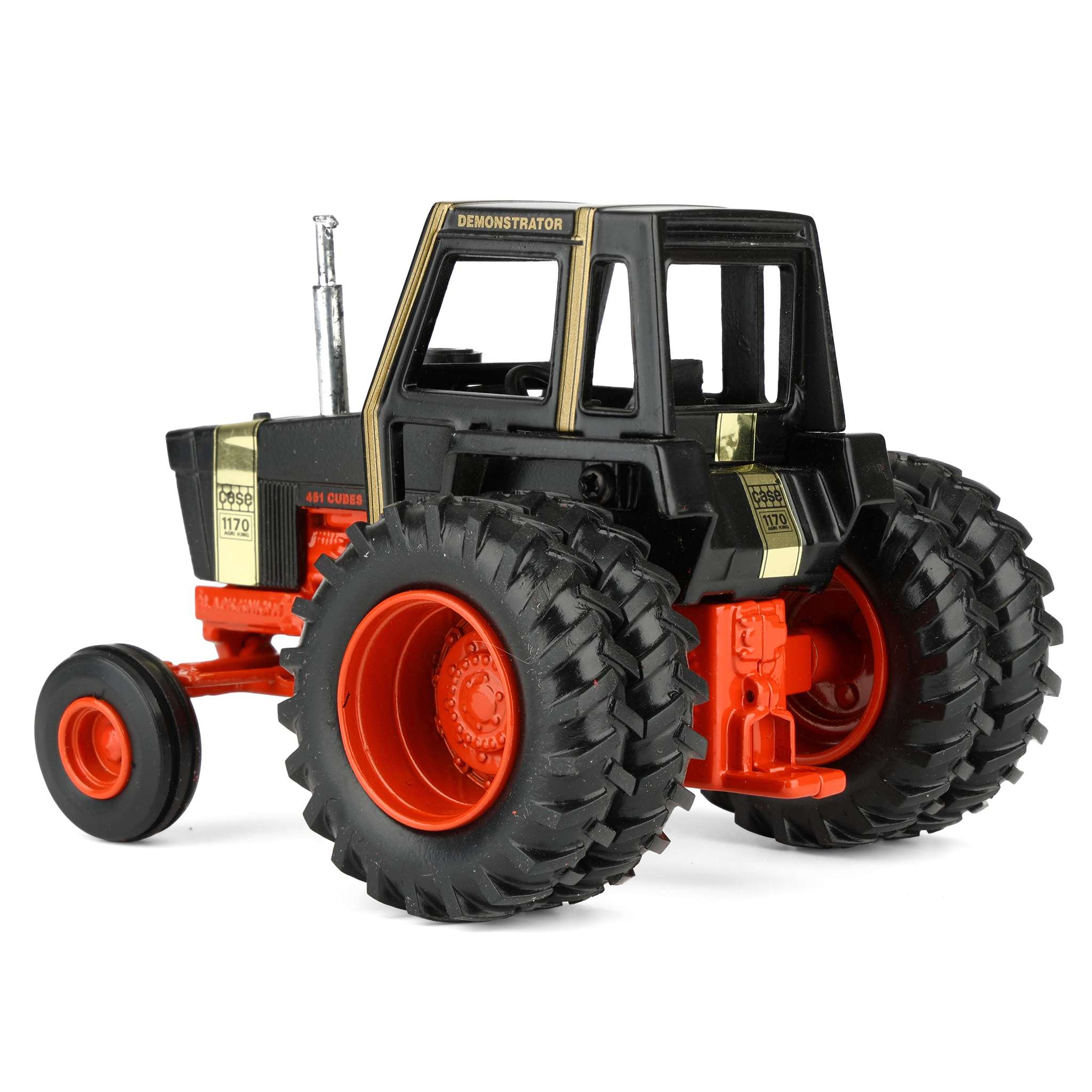 1/43 Case 1170 Black Knight Demo Tractor with Duals by ERTL, Collector Edition - Image 4