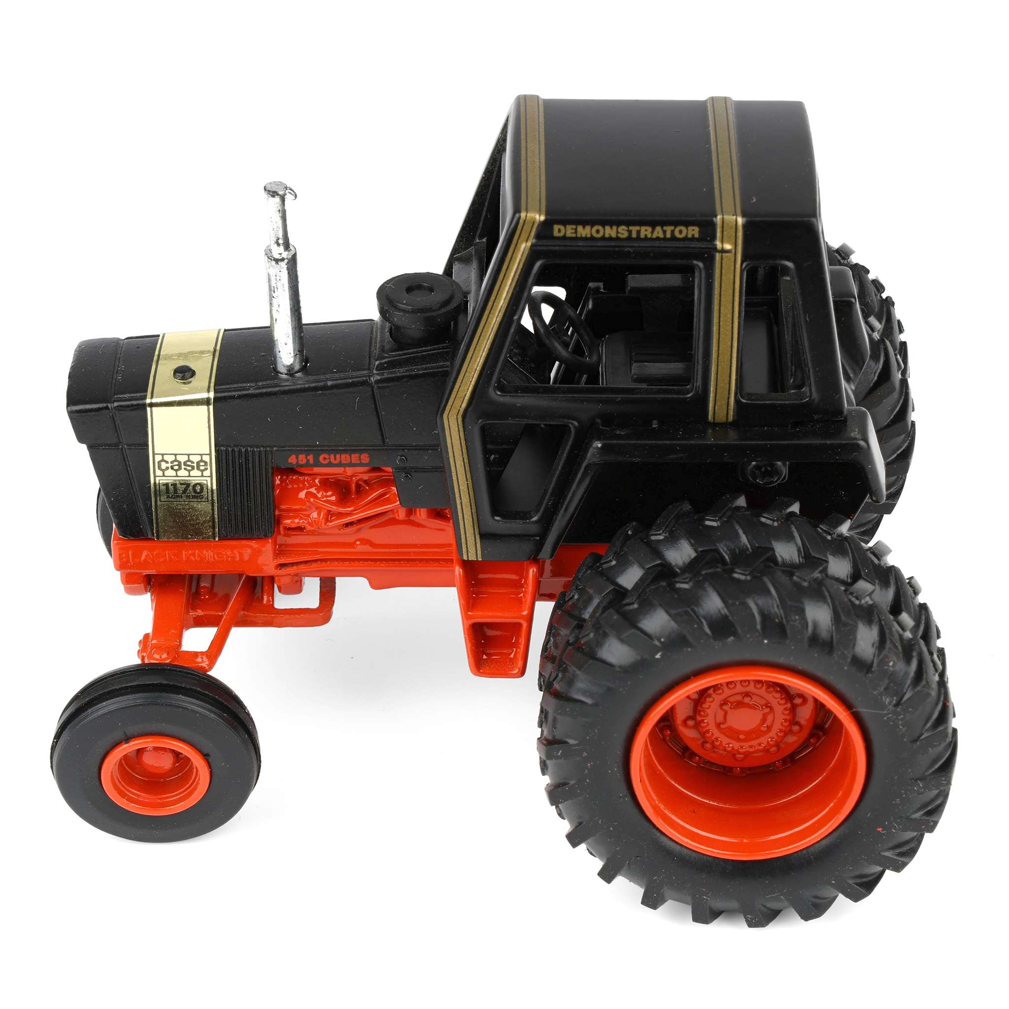 1/43 Case 1170 Black Knight Demo Tractor with Duals by ERTL, Collector Edition - Image 5