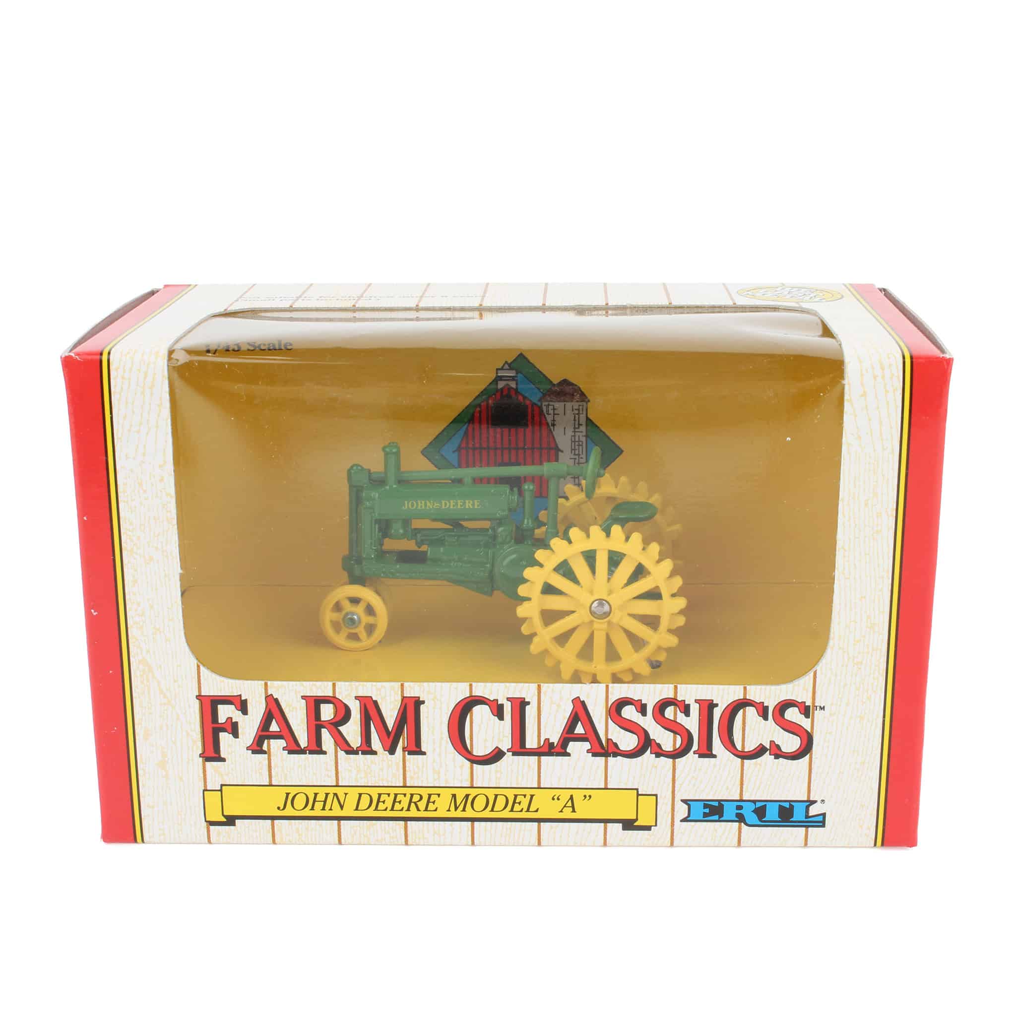 1/43 John Deere A Tractor with Steel Wheels by ERTL - Image 2